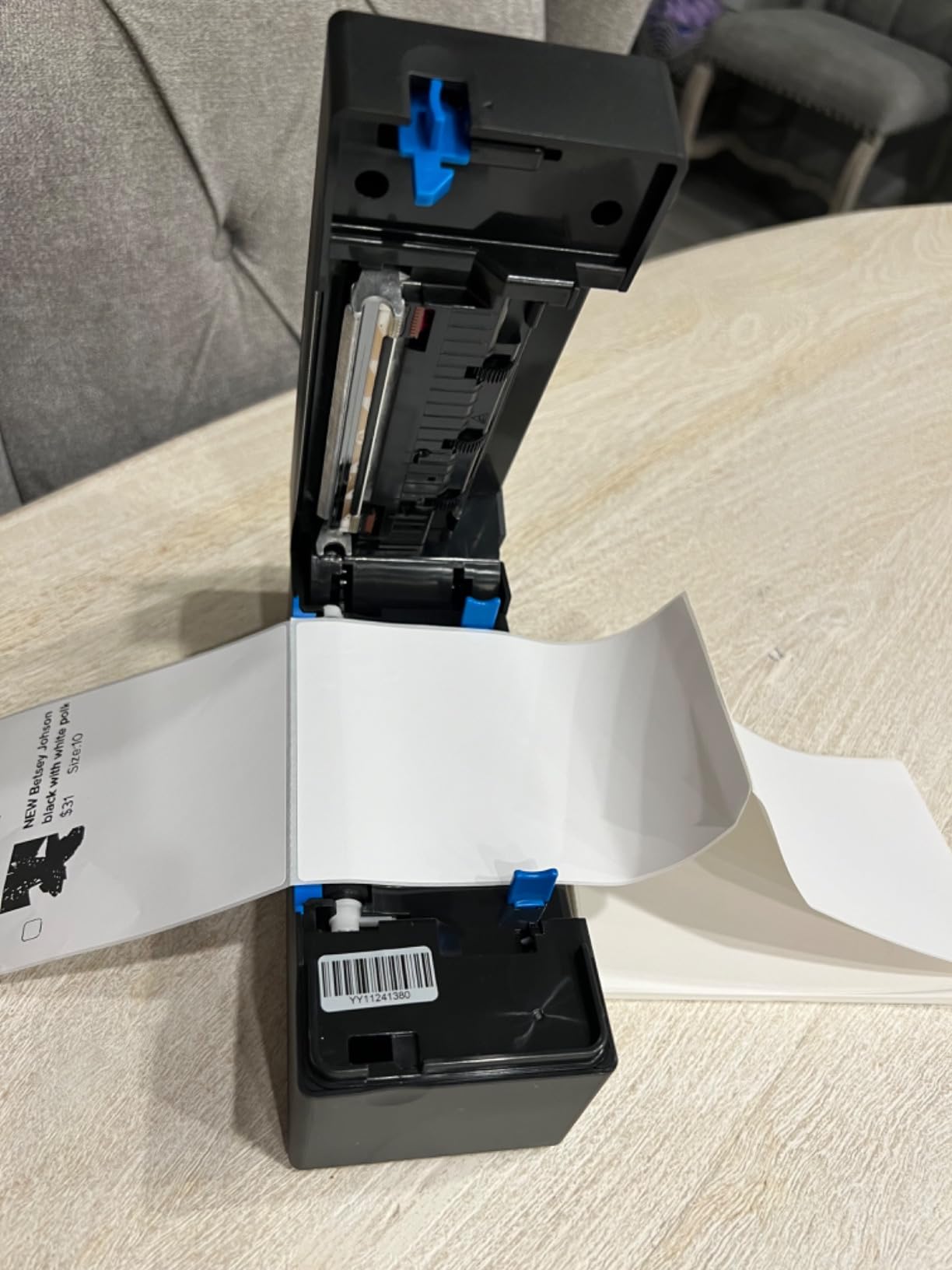 Nelko Bluetooth Thermal Shipping Label Printer, 4x6 Thermal Label Printer | Quick Setup, Fast Speed, Crisp Print Quality, Compatible with iPhone, Android, Windows & Mac customer photo 1