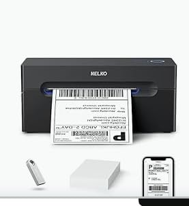 Nelko Bluetooth Thermal Shipping Label Printer, 4x6 Thermal Label Printer | Quick Setup, Fast Speed, Crisp Print Quality, Compatible with iPhone, Android, Windows & Mac customer photo 2