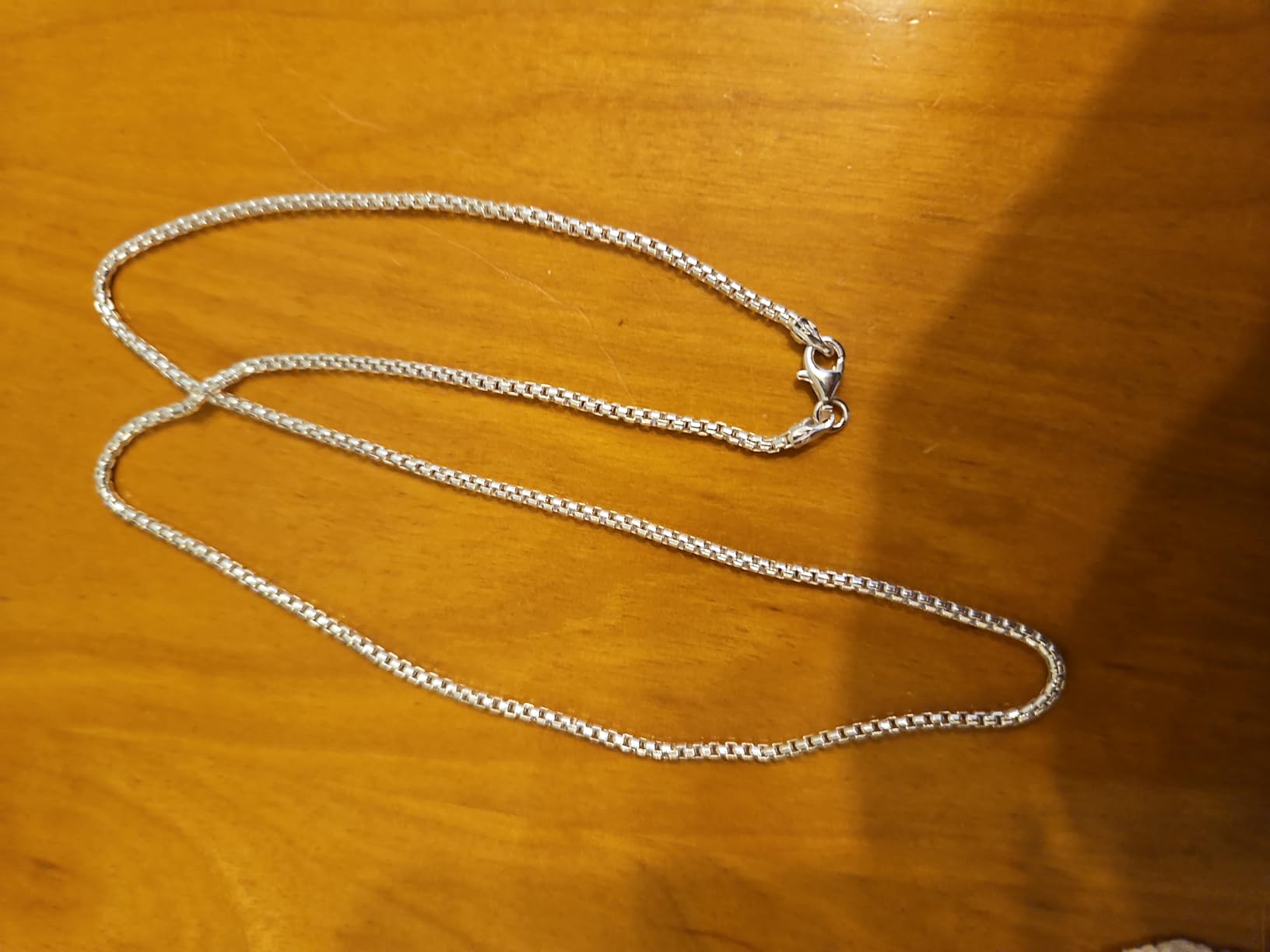 Miabella Italian 925 Sterling Silver 2mm Round Box Chain Necklace Women Men customer photo 2