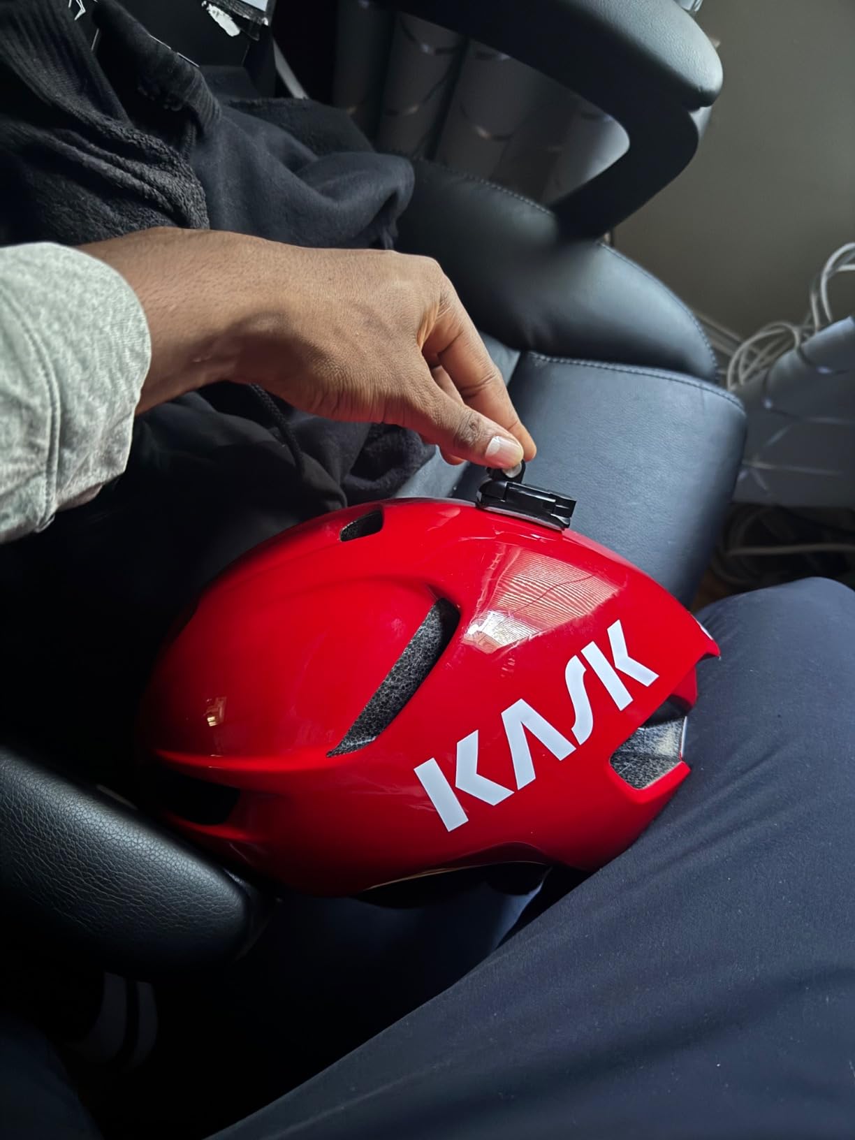 Kask Utopia Y Bike Helmet | Aerodynamic, Road Cycling & Triathlon Helmet for Speed customer photo 1