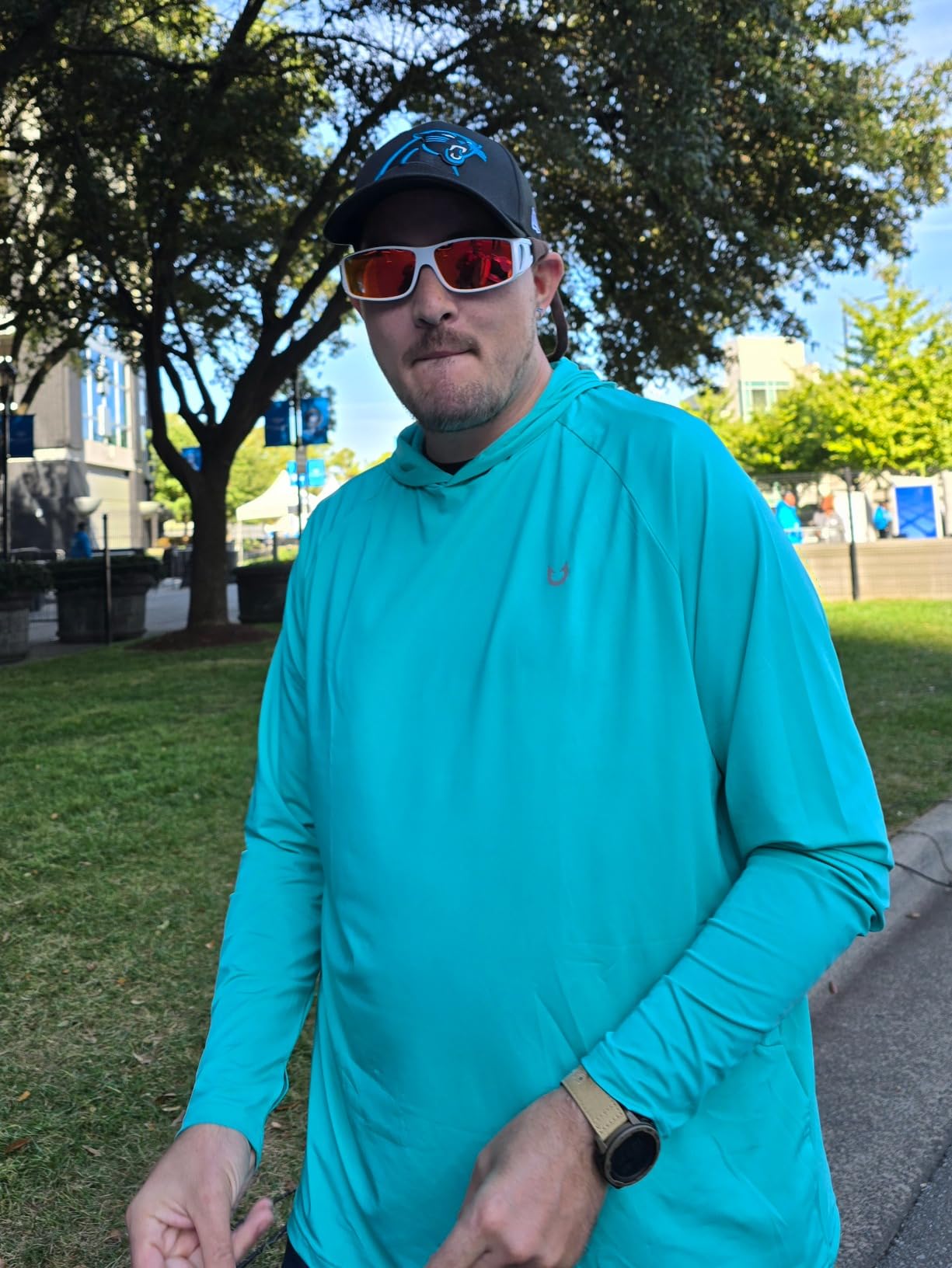 NORTHYARD Men's Sun Hoodie Long Sleeve Fishing Shirts UPF 50+ Rash Guard customer photo 2