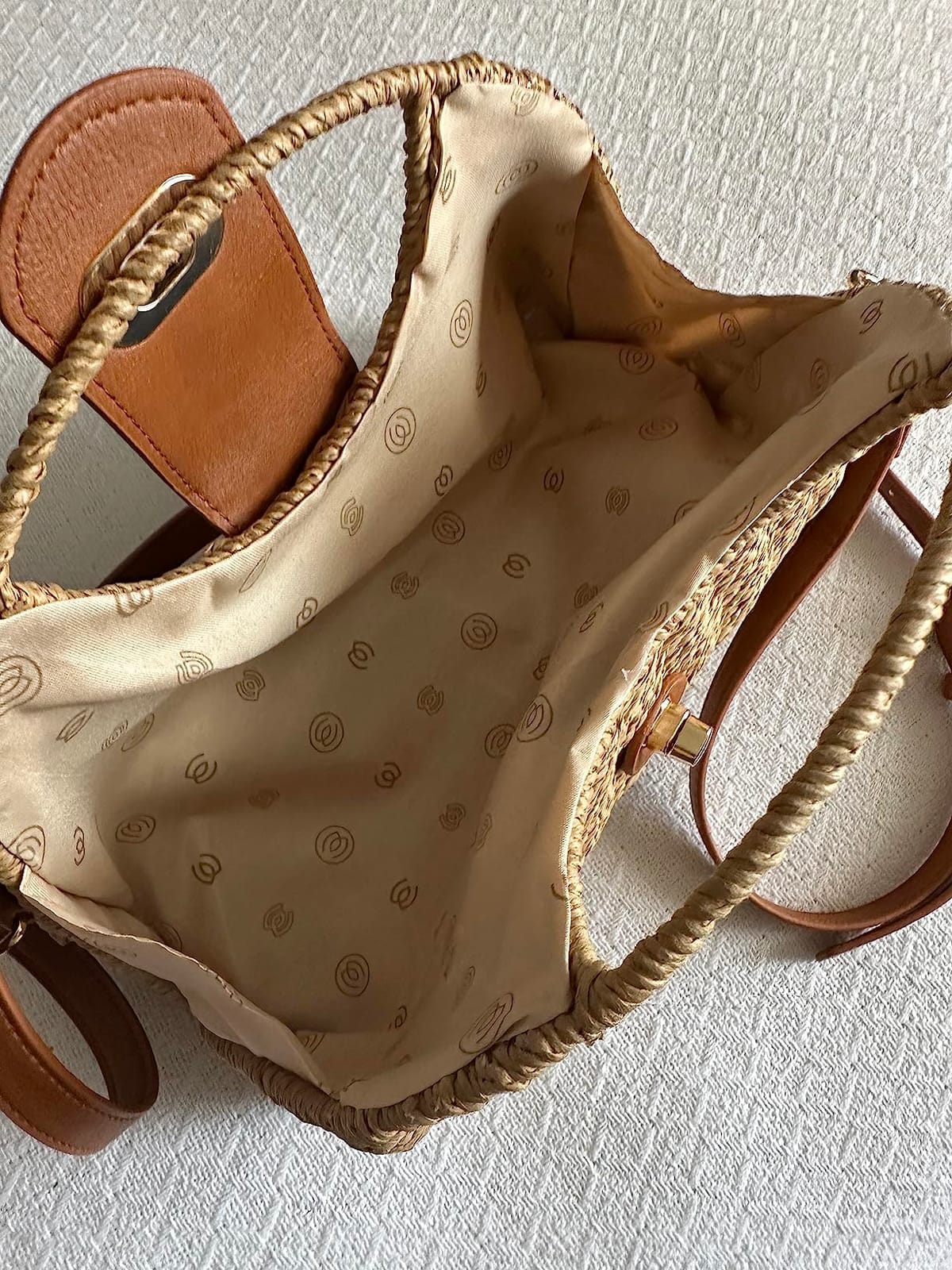 Summer Straw Bag for Women Straw Hand-woven Top-handle Handbag Crossbody Tote Clutch Bags for Travel customer photo 2