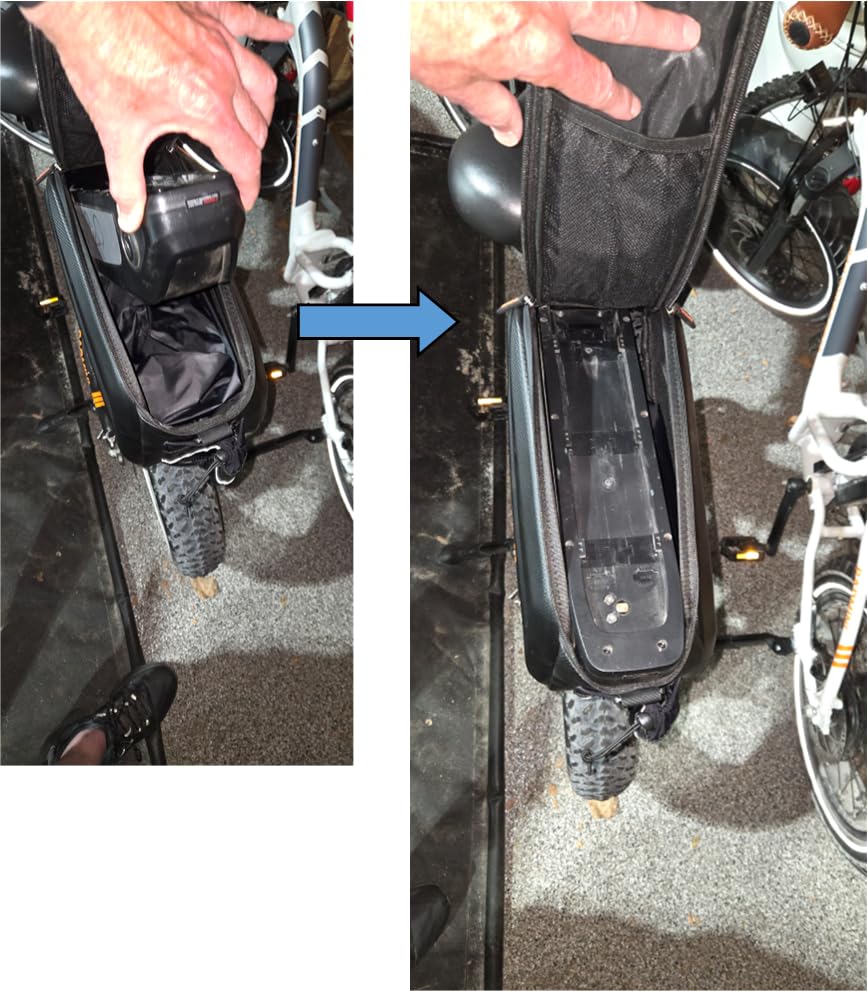 JXFUKAL Bike Bags for Bicycle Rear Rack - 9.5L/17L/40L Hard Shell Ebike Bag | Waterproof Reflective Bike trunk Pannier Saddle Seat Carrier, with Rain Cover & Shoulder Strap, for Commuter Travel Outdoor customer photo 1