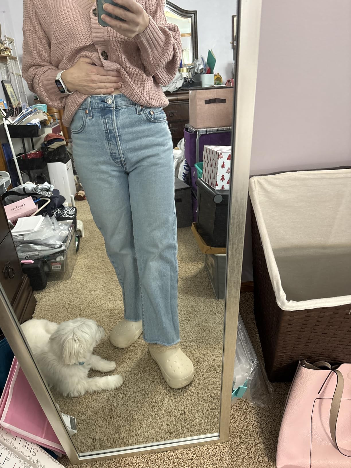 Levi's Women's Ribcage Full Length customer photo 2
