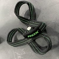 RDX Weight Lifting Straps Figure 8, Anti Slip Strap with cuffs wrist Support for Gym Workout Deadlift Powerlifting Bodybuilding Weightlifting customer photo 2