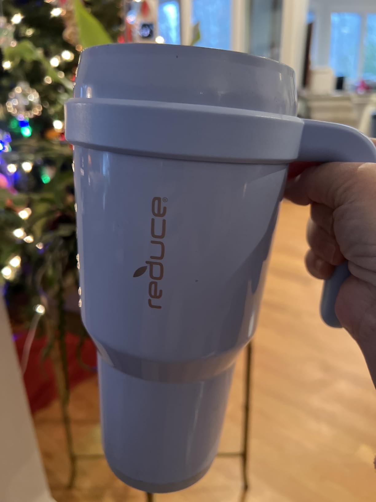 REDUCE Cold1 40 oz Tumbler with Handle - Vacuum Insulated Stainless Steel Water Bottle for Home, Office or Car, Reusable Mug with Straw or Leakproof Flip Lid, Keeps Drinks Cold All Day-Gloss Sea Glass customer photo 2