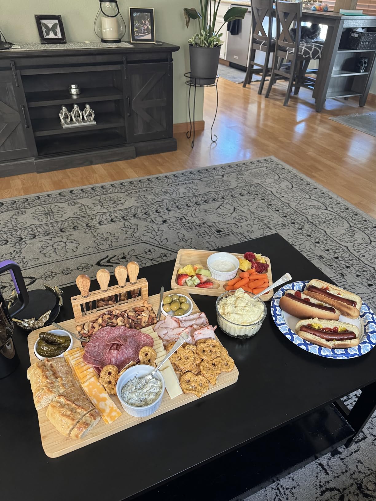 ROCIRLAB Bamboo Charcuterie Boards (23