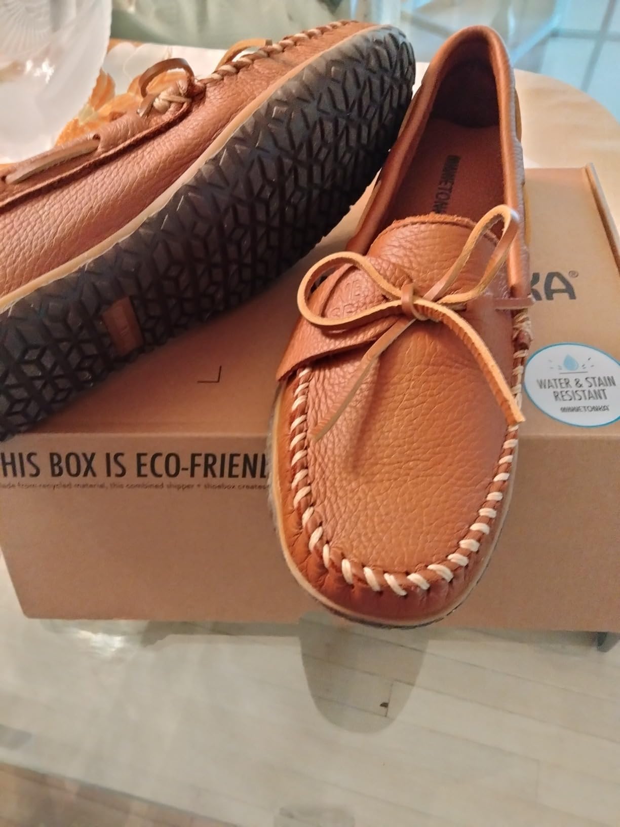 Minnetonka Men's Moosehide Tread Moccasins customer photo 1