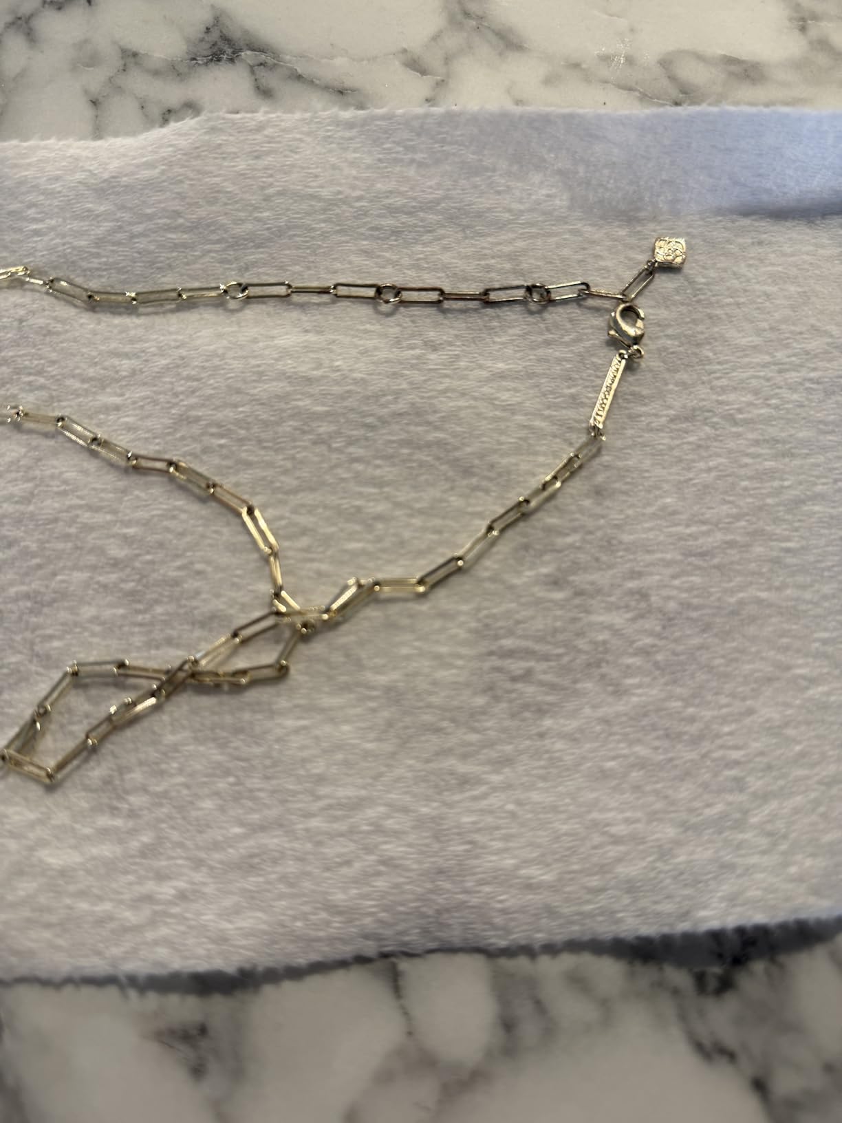 Kendra Scott Courtney Paperclip Necklace, Fashion Jewelry for Women customer photo 2
