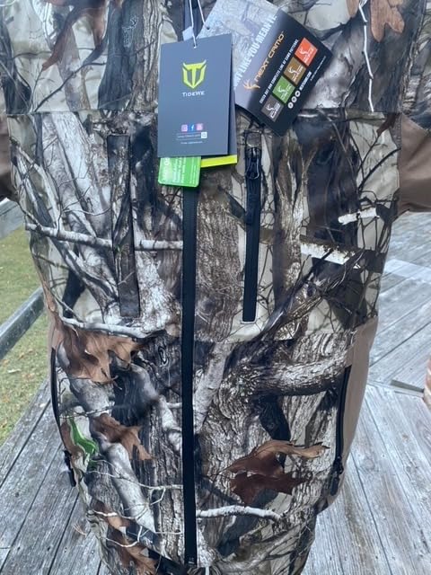 TIDEWE Hunting Clothes for Men with Face Mask, Silent Hunting Suit customer photo 1