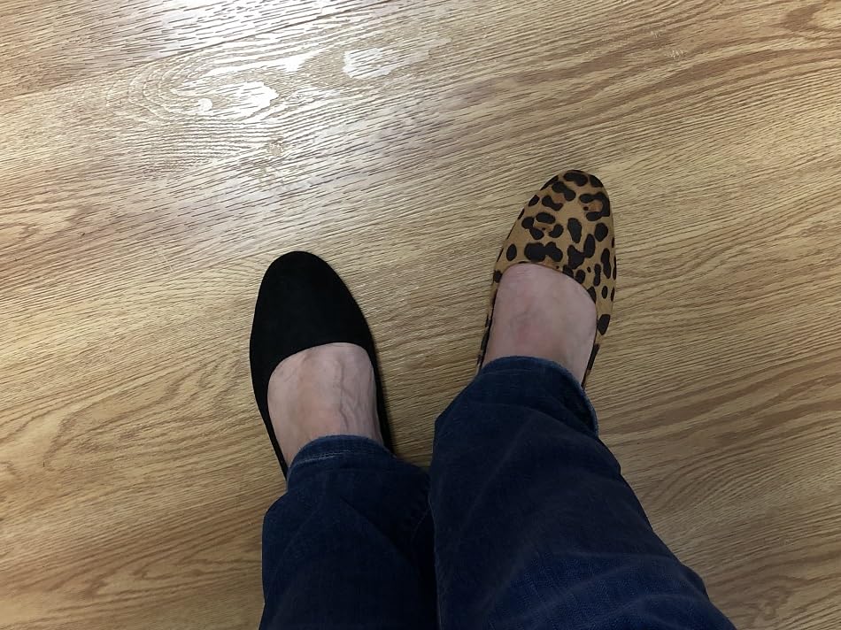 Shupua Flats for Women Round Toe Black Ballet Flats Dressy Work Shoes customer photo 2