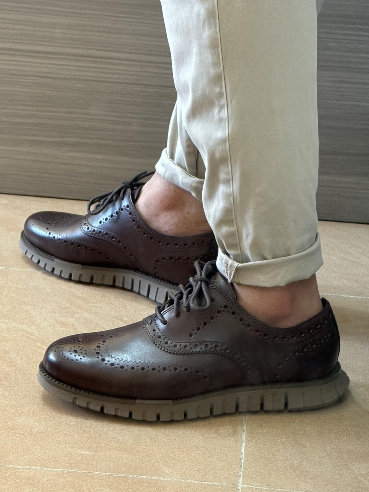 Cole Haan Men's Zerogrand Remastered Wingtip Oxford customer photo 2