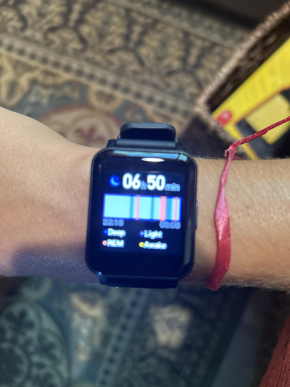 Fitness Tracker Watch with Heart Rate, Activity Tracker, Pedometer Watch | Step Counter, Heart Rate Monitor, Sleep Monitor, Alarm Clock, Stopwatch, Fitness Tracker, IP68 Waterproof Smart Watches customer photo 1