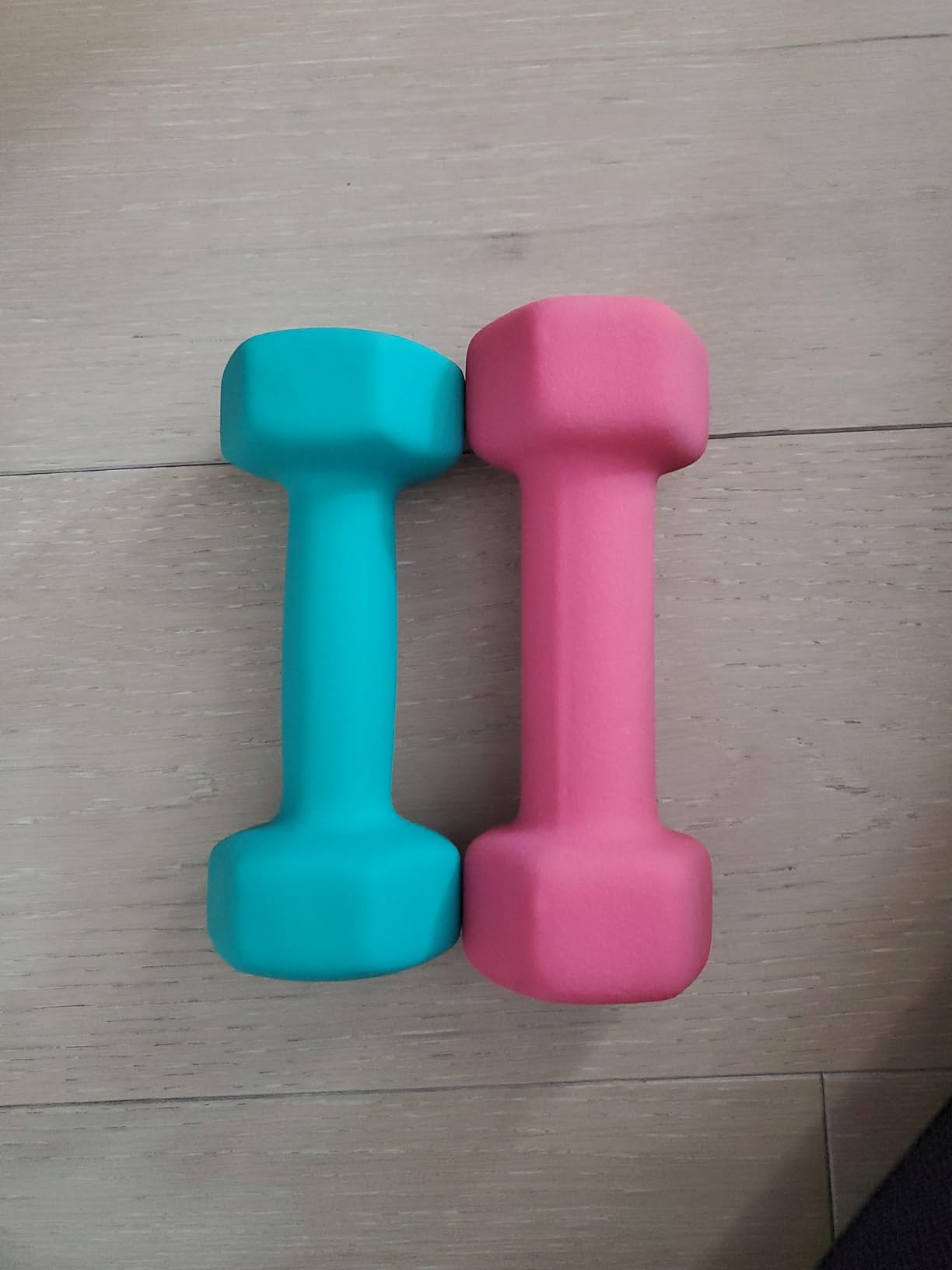 Fitvids Set of 6 Neoprene Dumbbell Hand Weights, Set with Rack: 3/5/8 Pairs customer photo 1