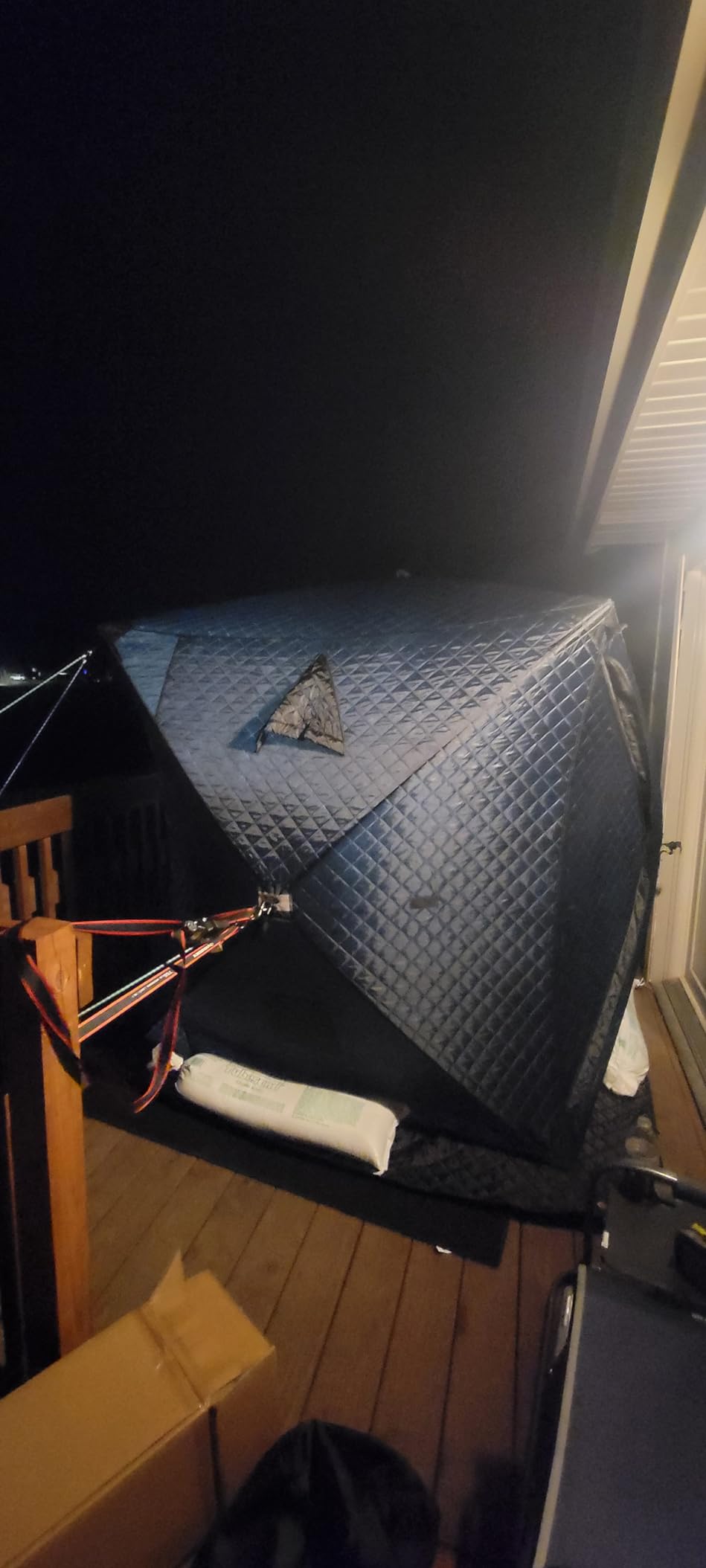 Your Choice Pop Up 3-4 Person Ice Fishing Shelter, Fully Insulated, Windproof and Warm, Function Upgrades Fishing Gear and Equipment customer photo 2