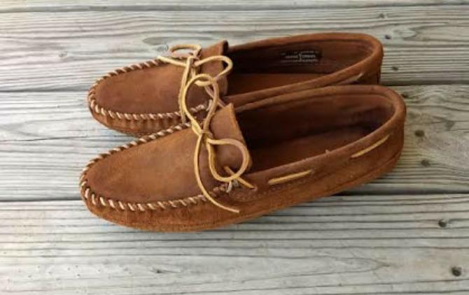 Minnetonka Men's Double Bottom Softsole Slip-On customer photo 2