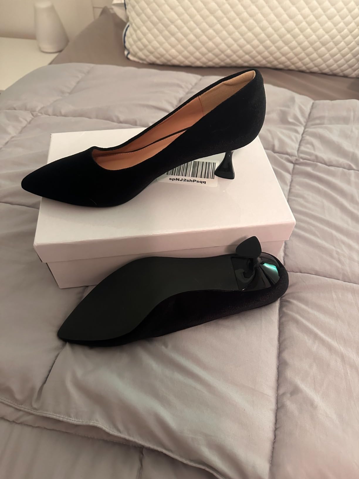 EBYNUE Women's Pumps Elegant Kitten Heels 2.5 inch Party Wedding Office Comfortable Dress Shoes customer photo 1