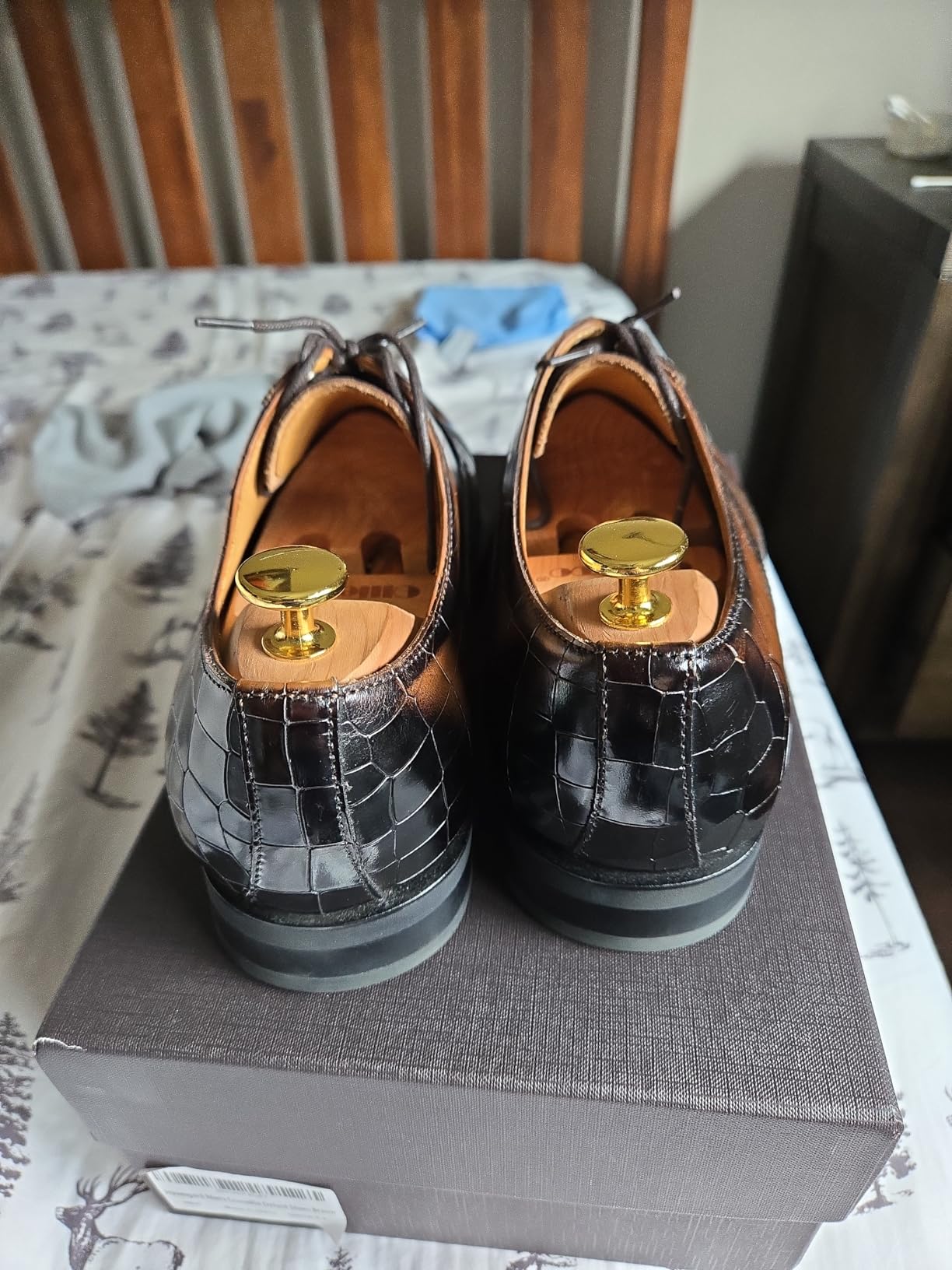 Jepsen Gord Men's Genuine Leather Oxford Dress Shoes, Blake Rapid Stitch customer photo 2