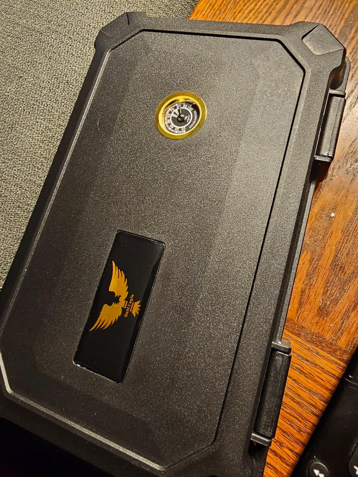 Bald Eagle Cigar Humidor Box, Travel Humidor with Humidifier Hygrometer, Portable Case for 5 Cigars, Waterproof | Crushproof | Airtight customer photo 2