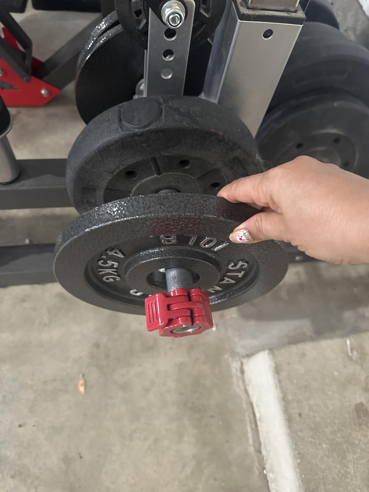 CAP Barbell 2-Inch Olympic Cast Iron Plate Weight Set | 75-285 lbs | Multiple Options customer photo 1