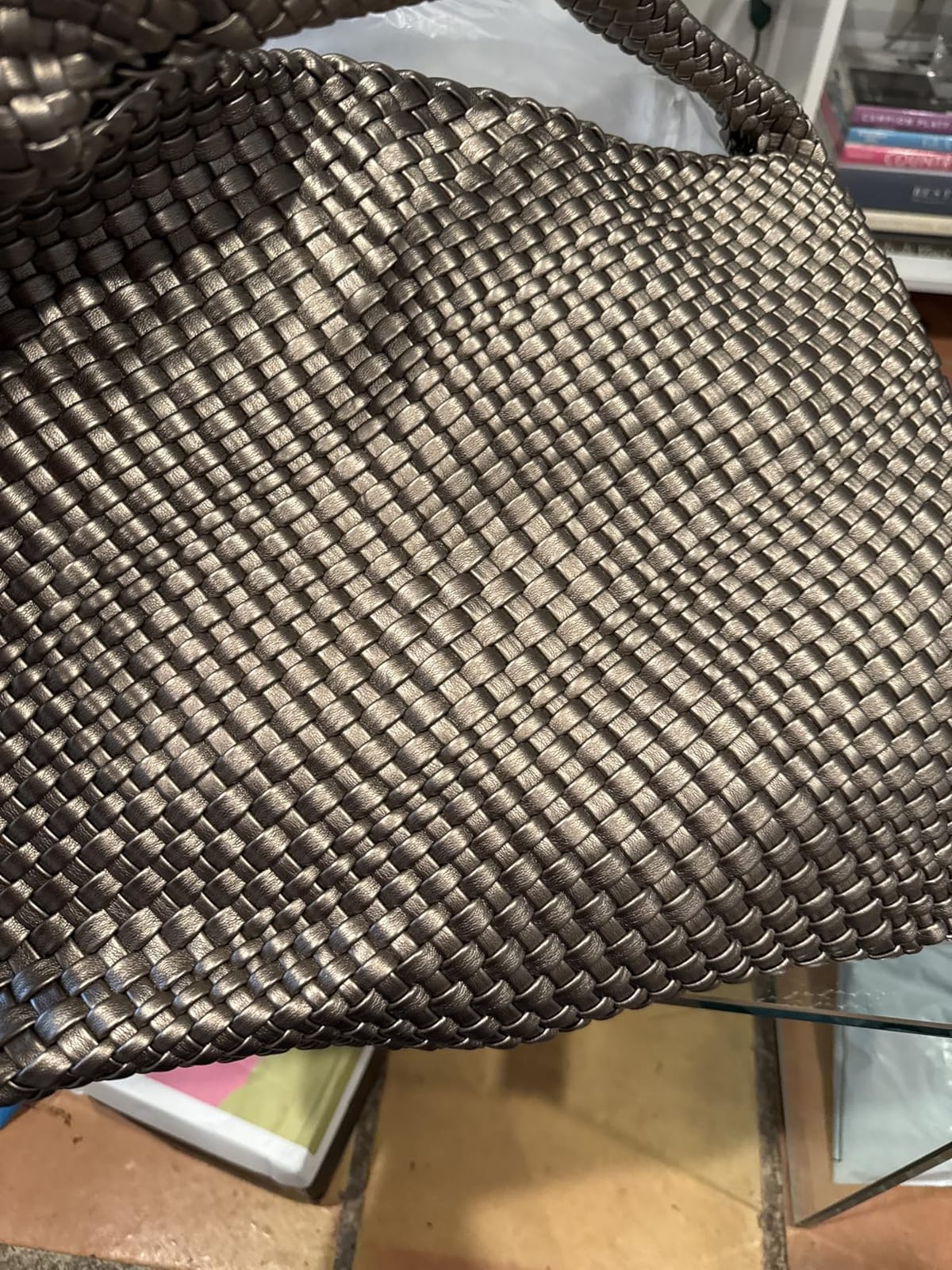 Geelyda Woven Tote Bag for Women with Purse, Fashion Shoulder Hobo Underarm Bags, Large Woven Handmade Work Commuter Day Bags customer photo 1