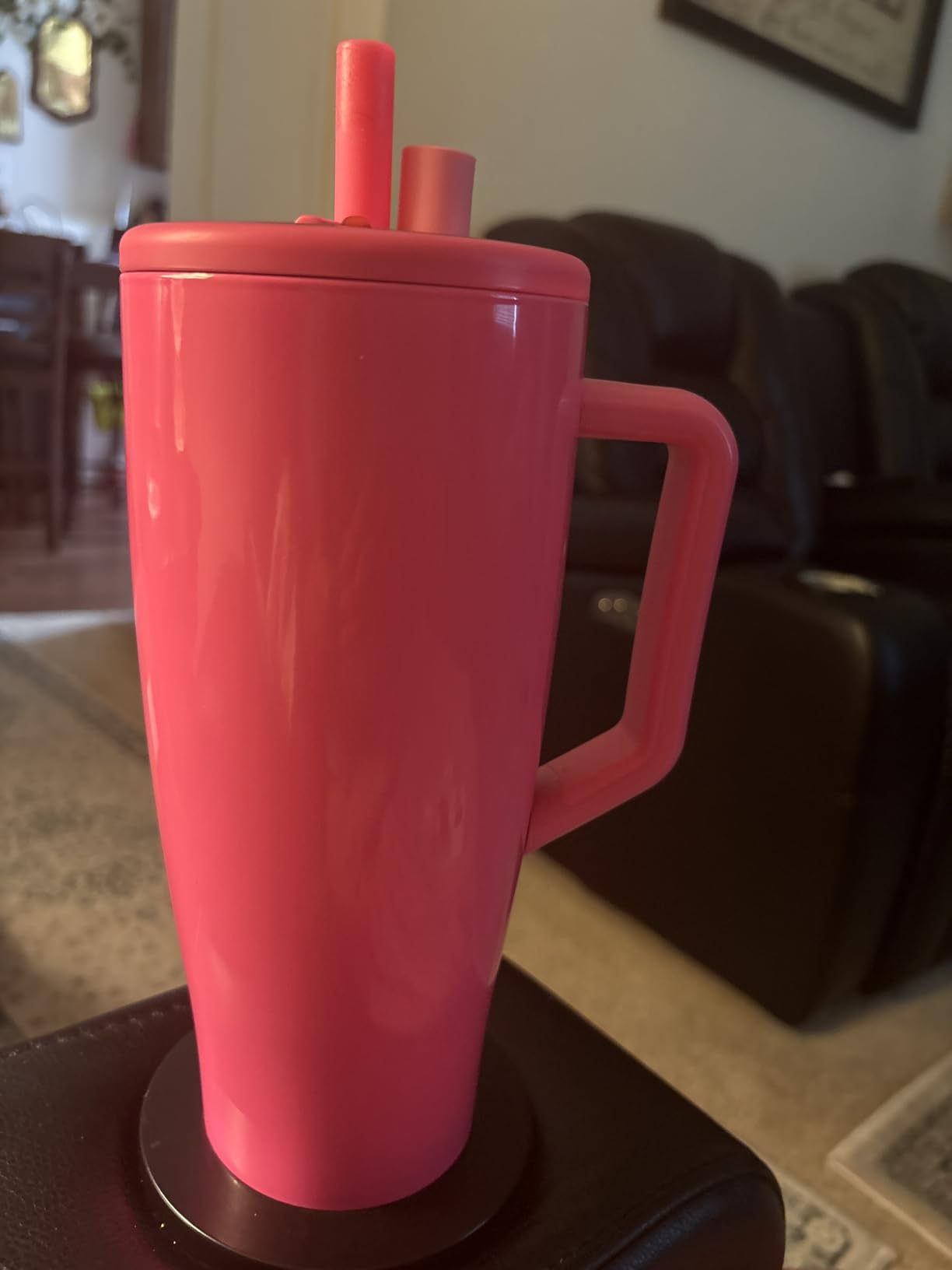 BrüMate Era 40 oz Tumbler with Handle & Straw | 100% Leakproof Insulated Water Bottle Tumbler with Lid & Flexible SoftSip Straw | Made of Stainless Steel | Cup Holder Friendly | 40oz customer photo 2