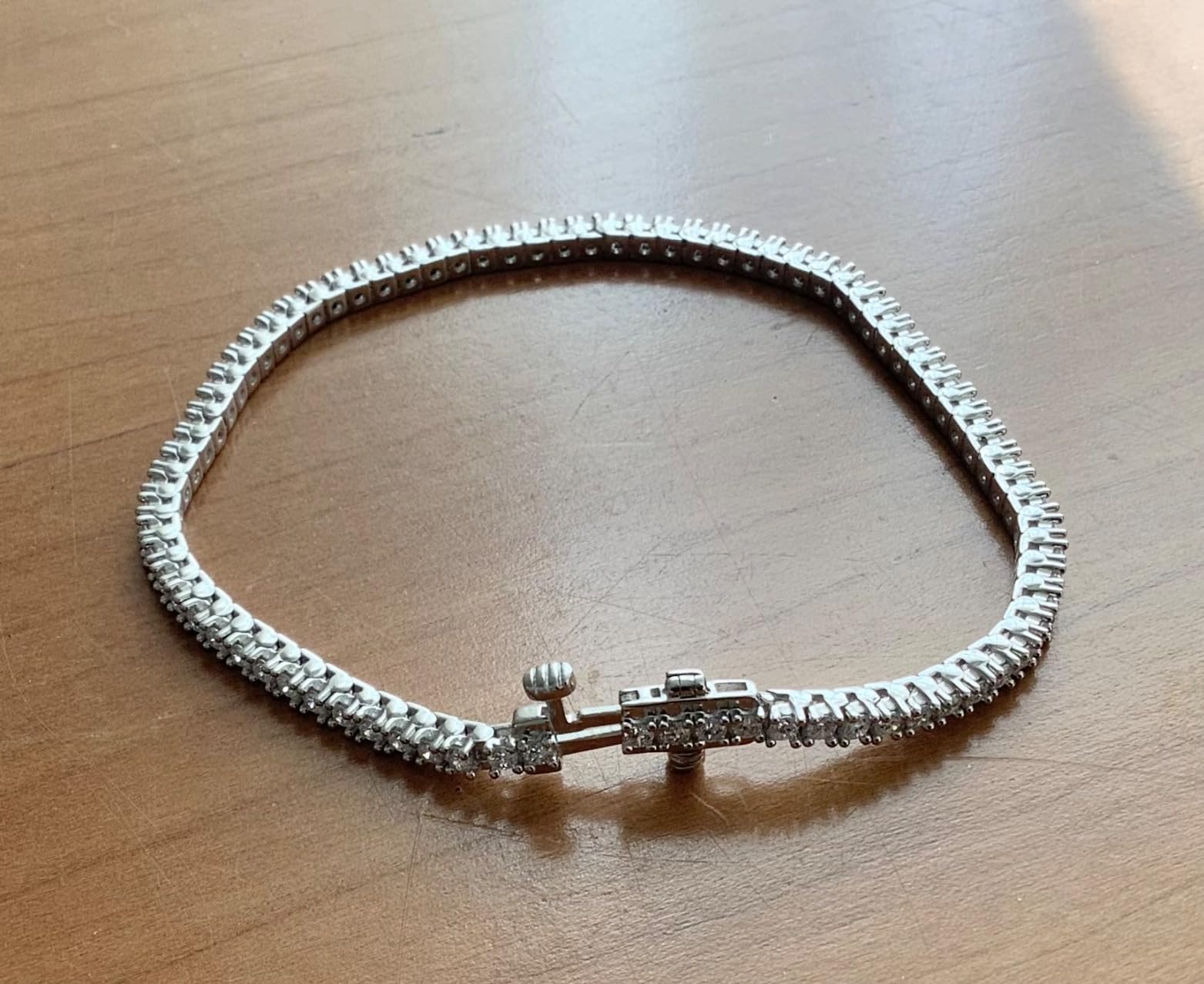 Ross-Simons 2.00 ct. t.w. Lab-Grown Diamond Tennis Bracelet in Sterling Silver customer photo 1