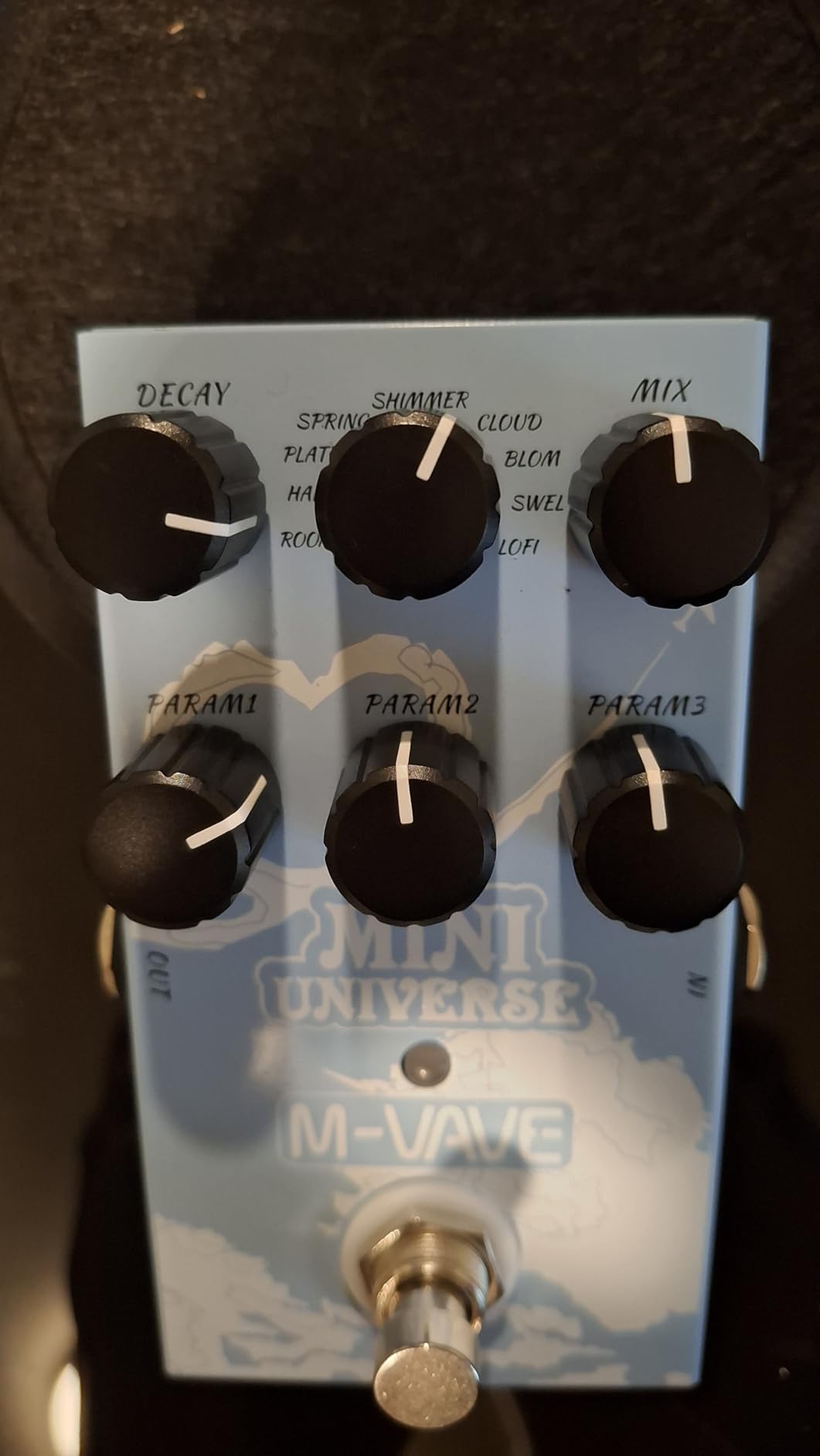 M-VAVE Mini Universe Pro Guitar Reverb Pedal - 9 Digital Effects (Room/Hall/Plate/Spring/Shimmer/Cloud/Bloom/Swell/Lo-Fi), True Bypass, Dual Power, Compact Metal Housing for Electric Guitar & Bass customer photo 2