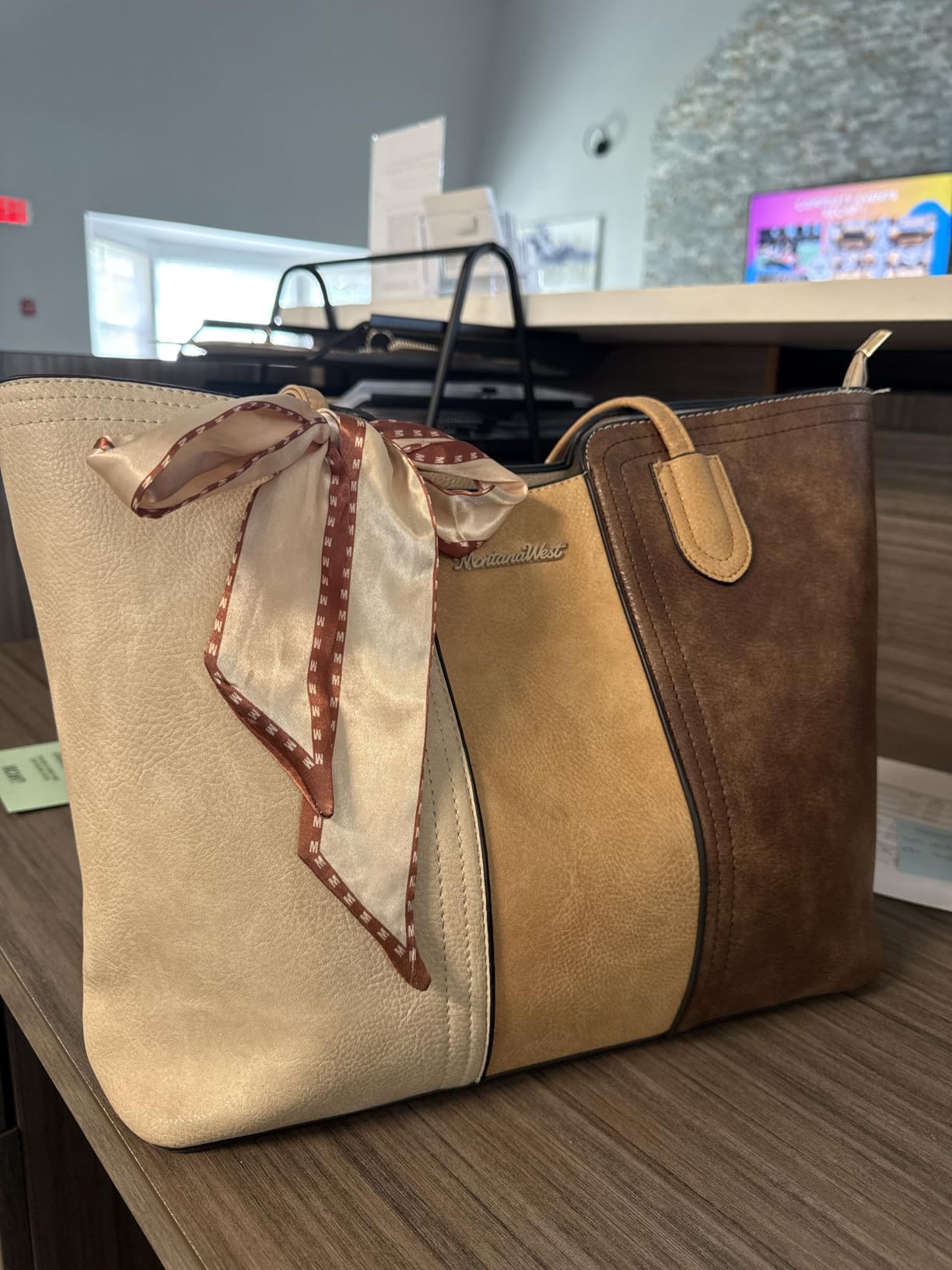 Montana West Tote Bags for Women Top Handle Satchel Purses customer photo 2