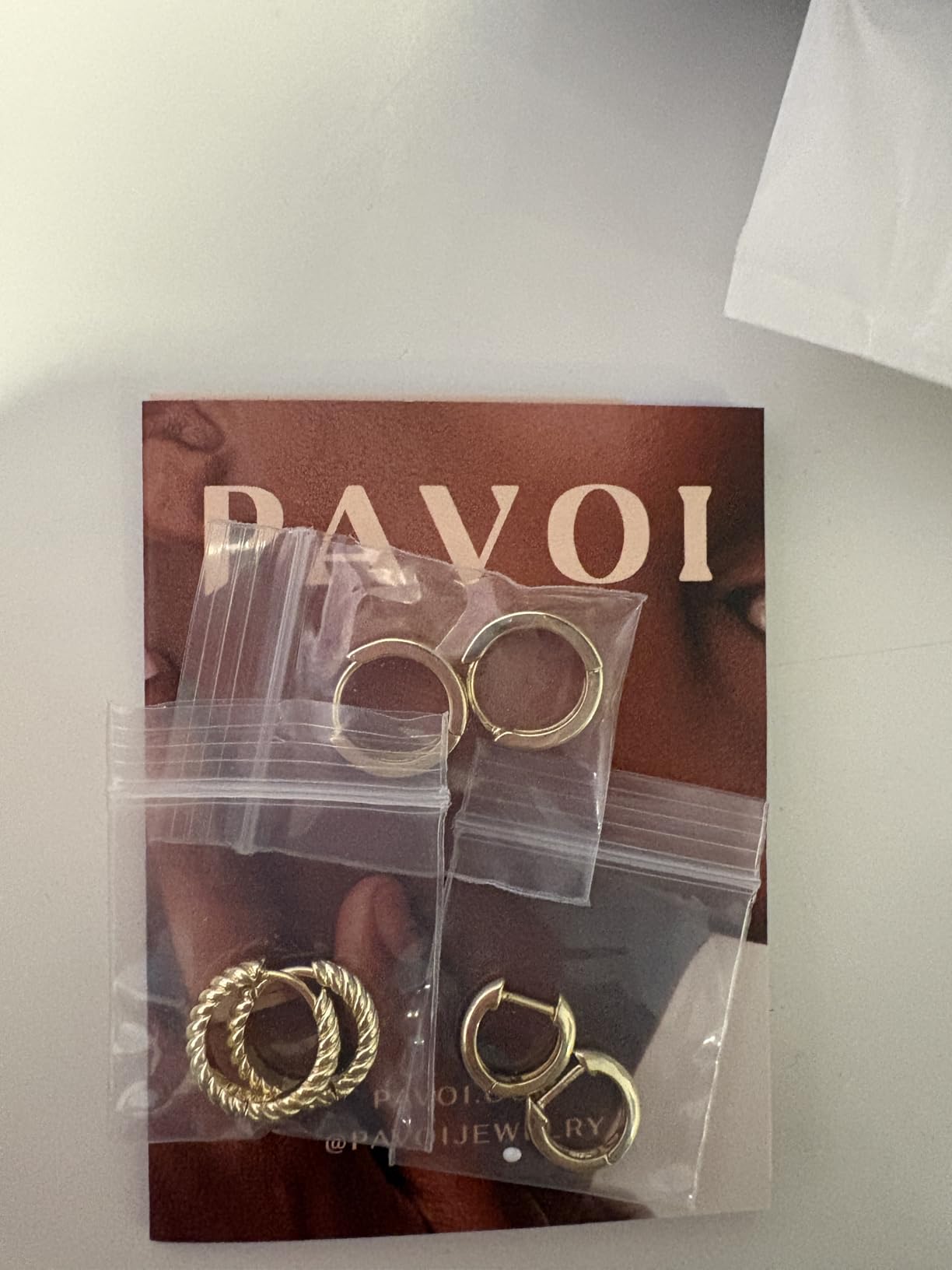 PAVOI Gold Hoop Earrings for Women, 3-Pair Small Huggie Earrings Set | Hypoallergenic Earrings with 925 Sterling Silver Posts, 14K & 18K Gold Plated Piercing Earrings with Cubic Zirconia customer photo 1