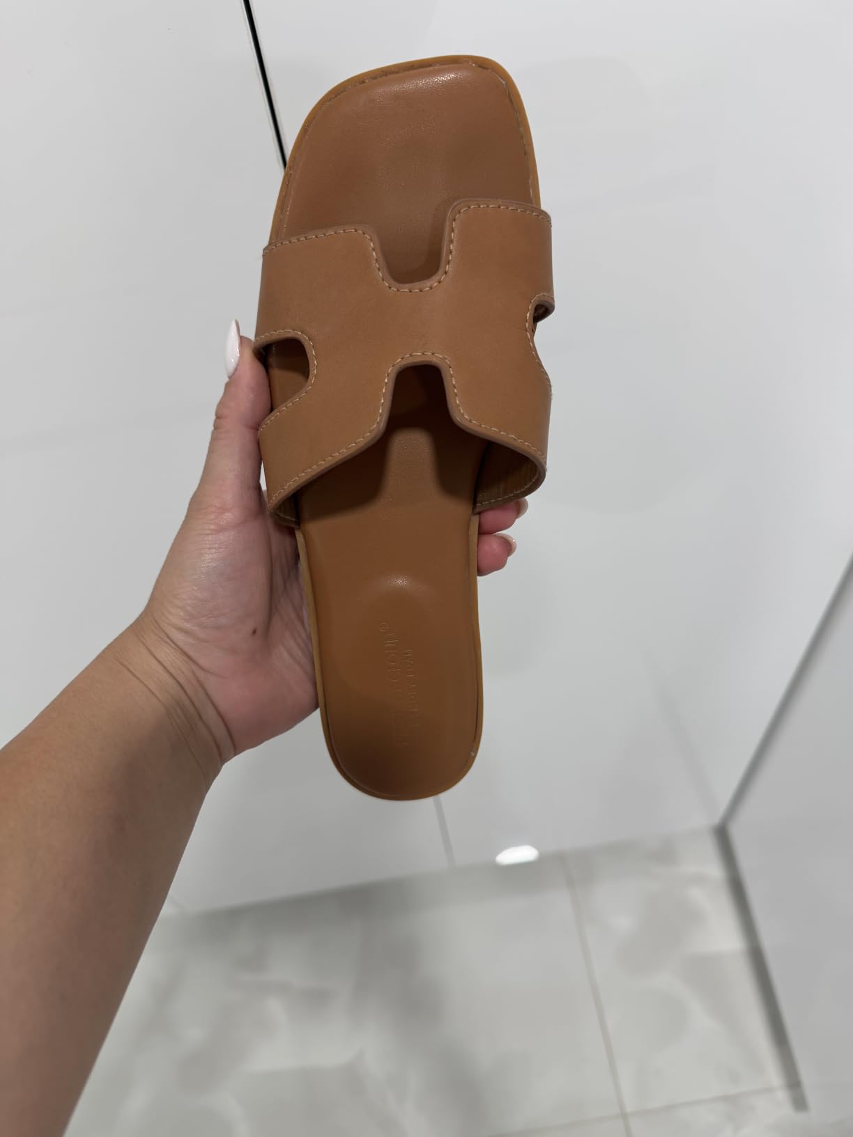 Project Cloud 100% Genuine Leather Sandals Women Flats For Women (Jannel) customer photo 2