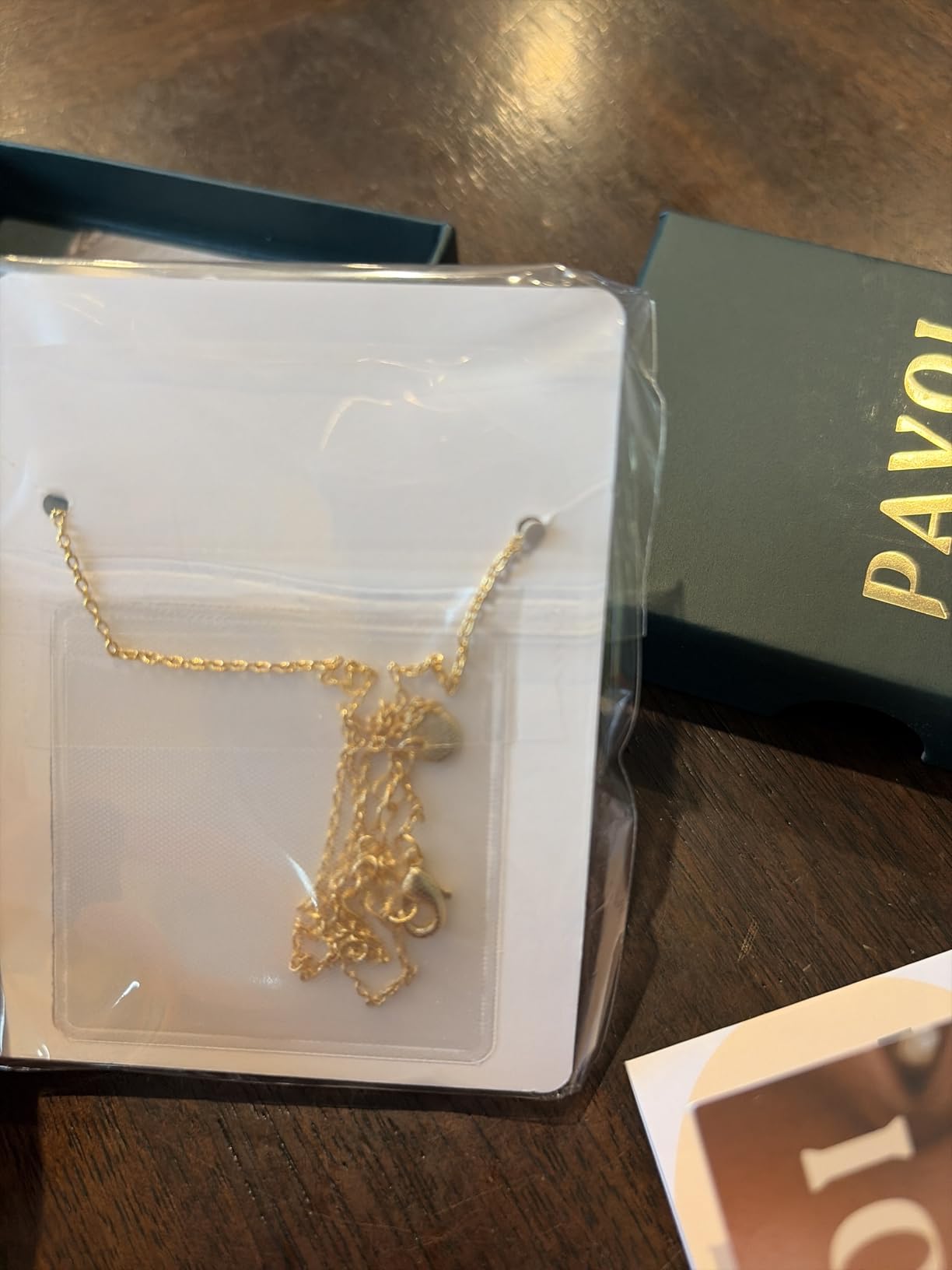14K Gold Plated Dainty Interlock Pendant Necklace for Women | Circle Link Pendant customer photo 2