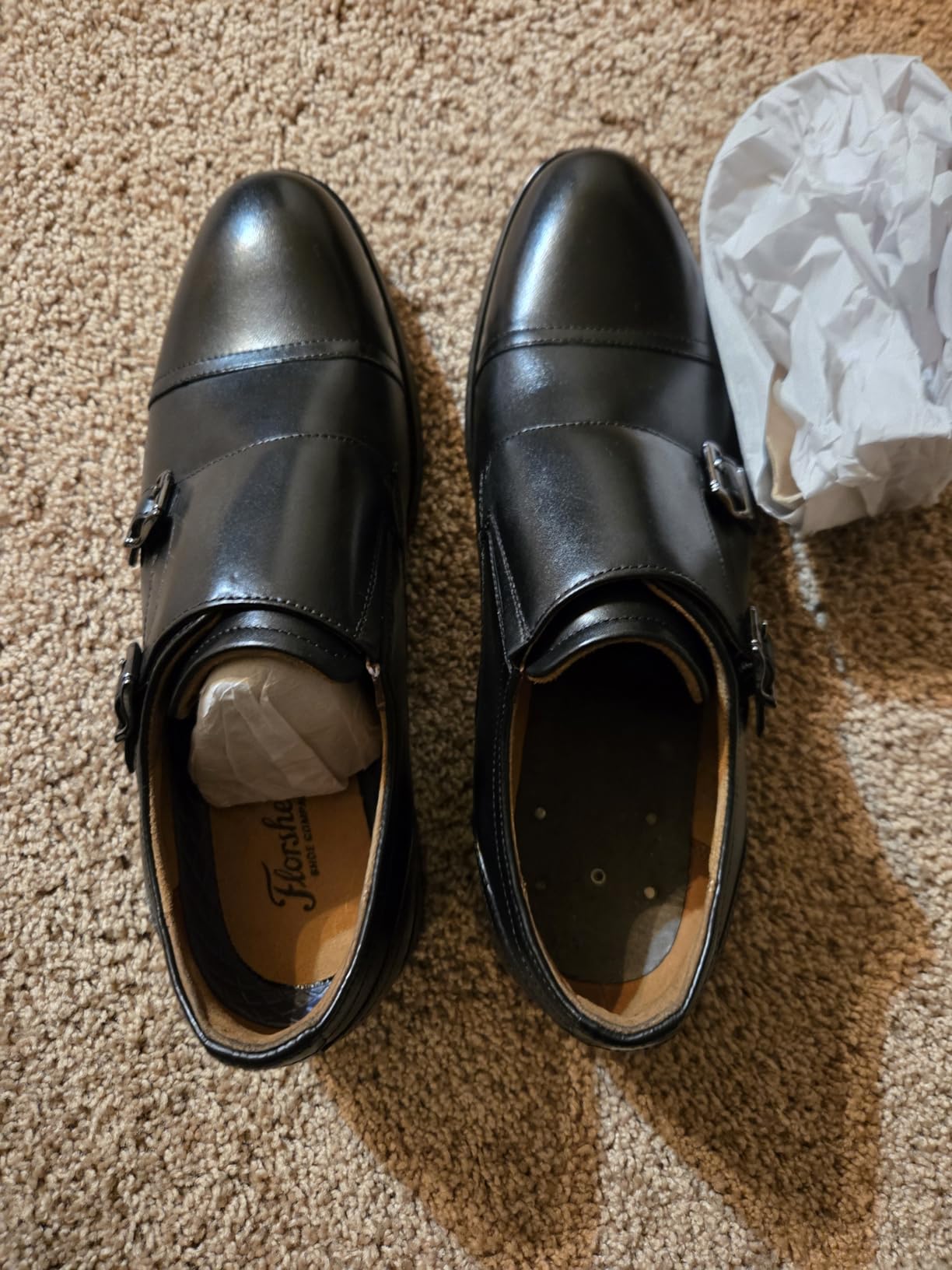 Florsheim Men's, Rucci Cap Toe Double Monk Strap Loafer customer photo 1