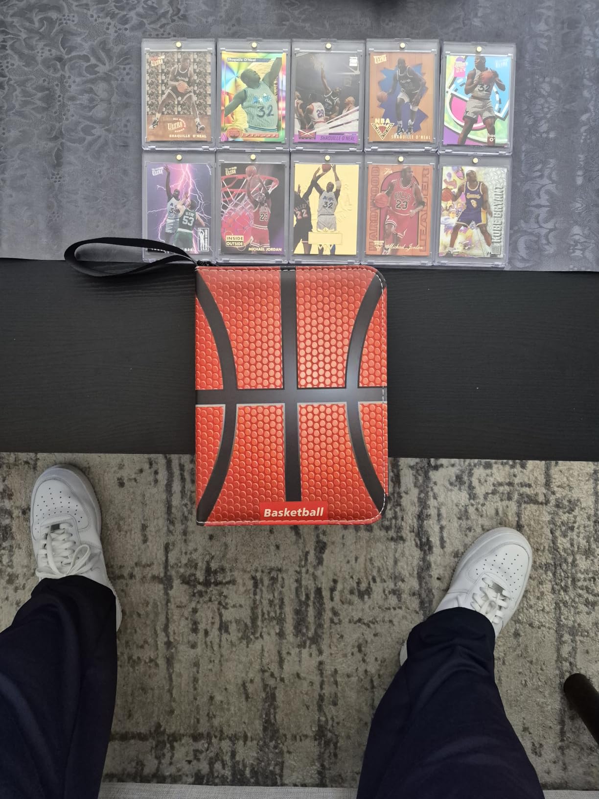 RONMONG Baseball Card Binder, 990 Pockets, Protective Trading Card Album | Double Sided Sleeves for 2026 Basketball Cards, Sports Card Storage and Display, Great Gift for Collectors, Boys and Fans customer photo 2