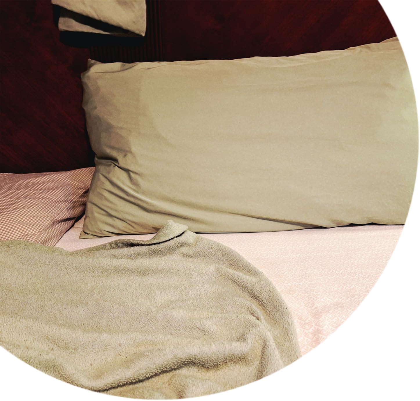Bedsure Zipper Pillow Cases Queen Size from Rayon Derived from Bamboo | Cooling Pillowcase for Hot Sleepers, Soft & PureWoven Pillow Covers, Gift, Grey, 20x30 Inches customer photo 2