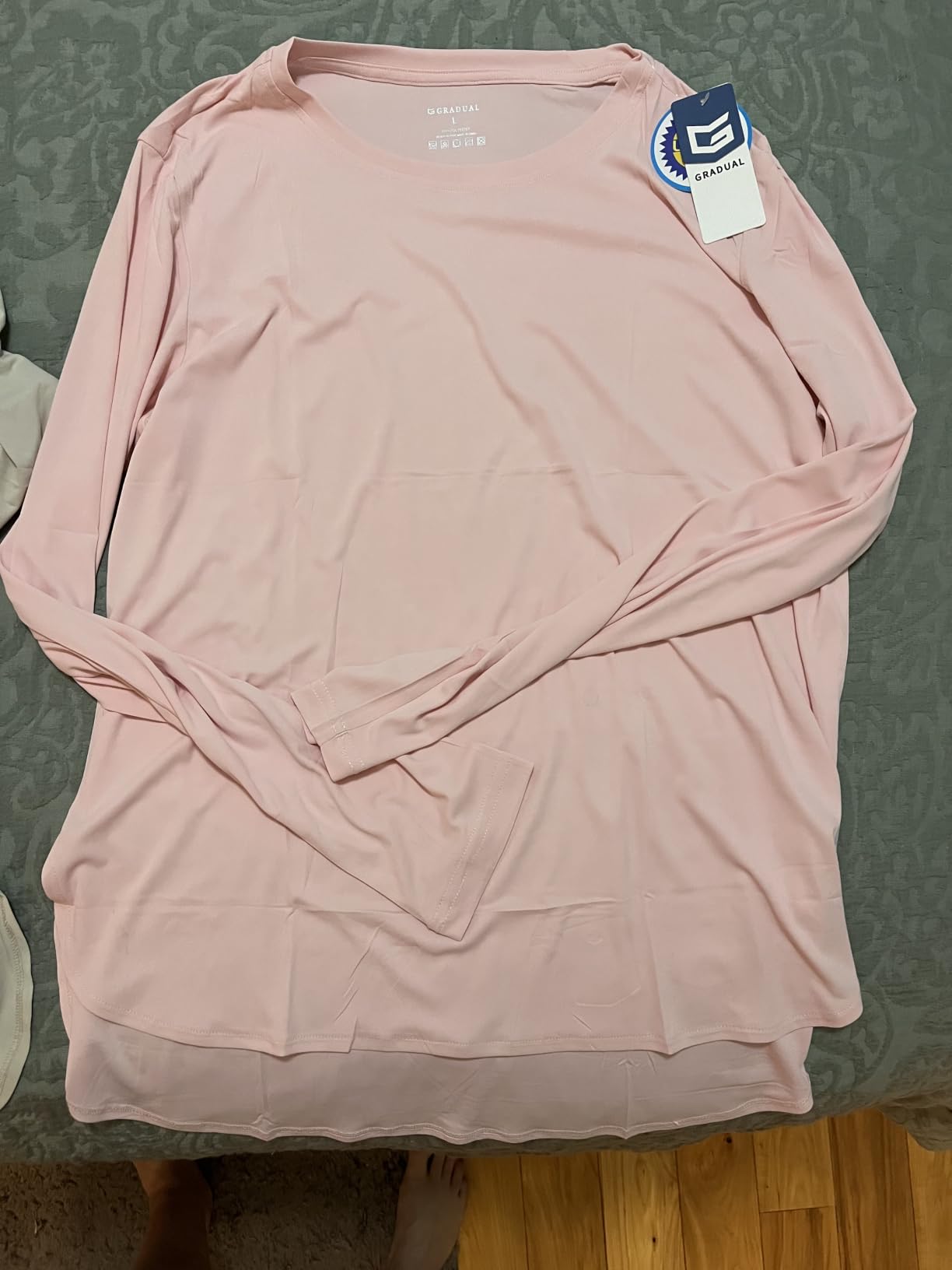 Women's Sun Shirts UPF 50+ Long Sleeve Workout Hiking Tops customer photo 2