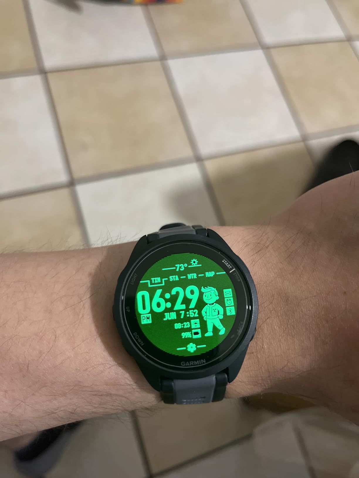 Forerunner 165, Running Smartwatch, 43mm, Whitestone | Essential Training & Recovery Features, Built-In GPS for Distance, Pace & Speed, Garmin Coach, Daily Suggested Workouts customer photo 1