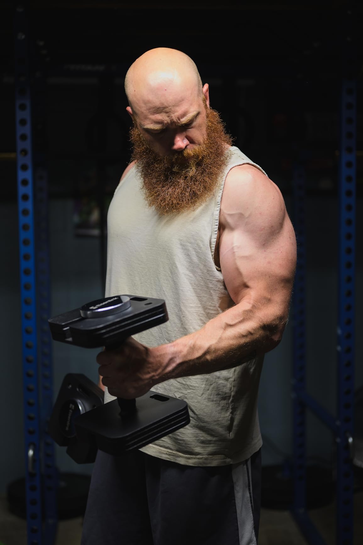 Eisenlink Adjustable Dumbbell Set, 10-50/80lb, 5lb Increments, Quick-Lock customer photo 2