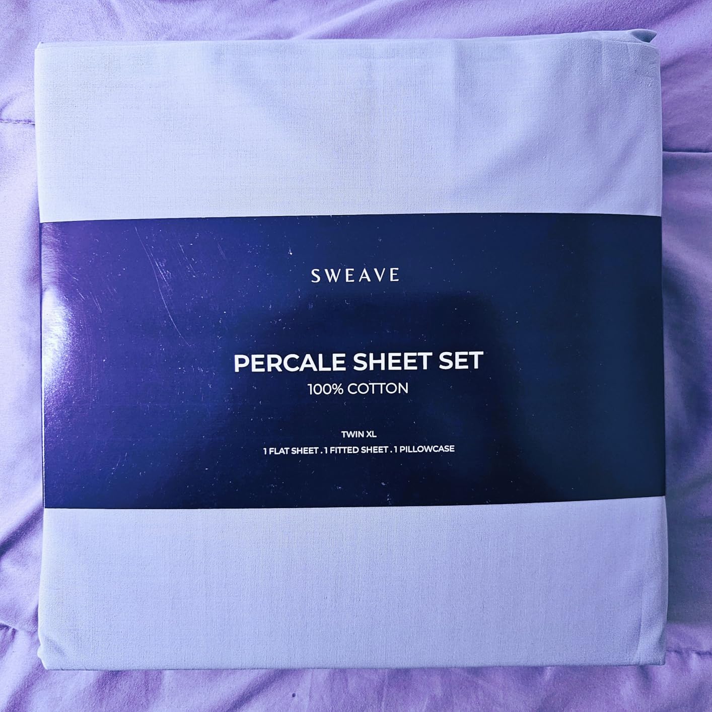100% Cotton Percale Sheets King Size, Cool & Crisp, 4 Pcs, White | Hotel Feeling, Breathable, Softer After Each Wash, Z-Hem Luxury Stitching, Double-Elastic & Corner Straps customer photo 1