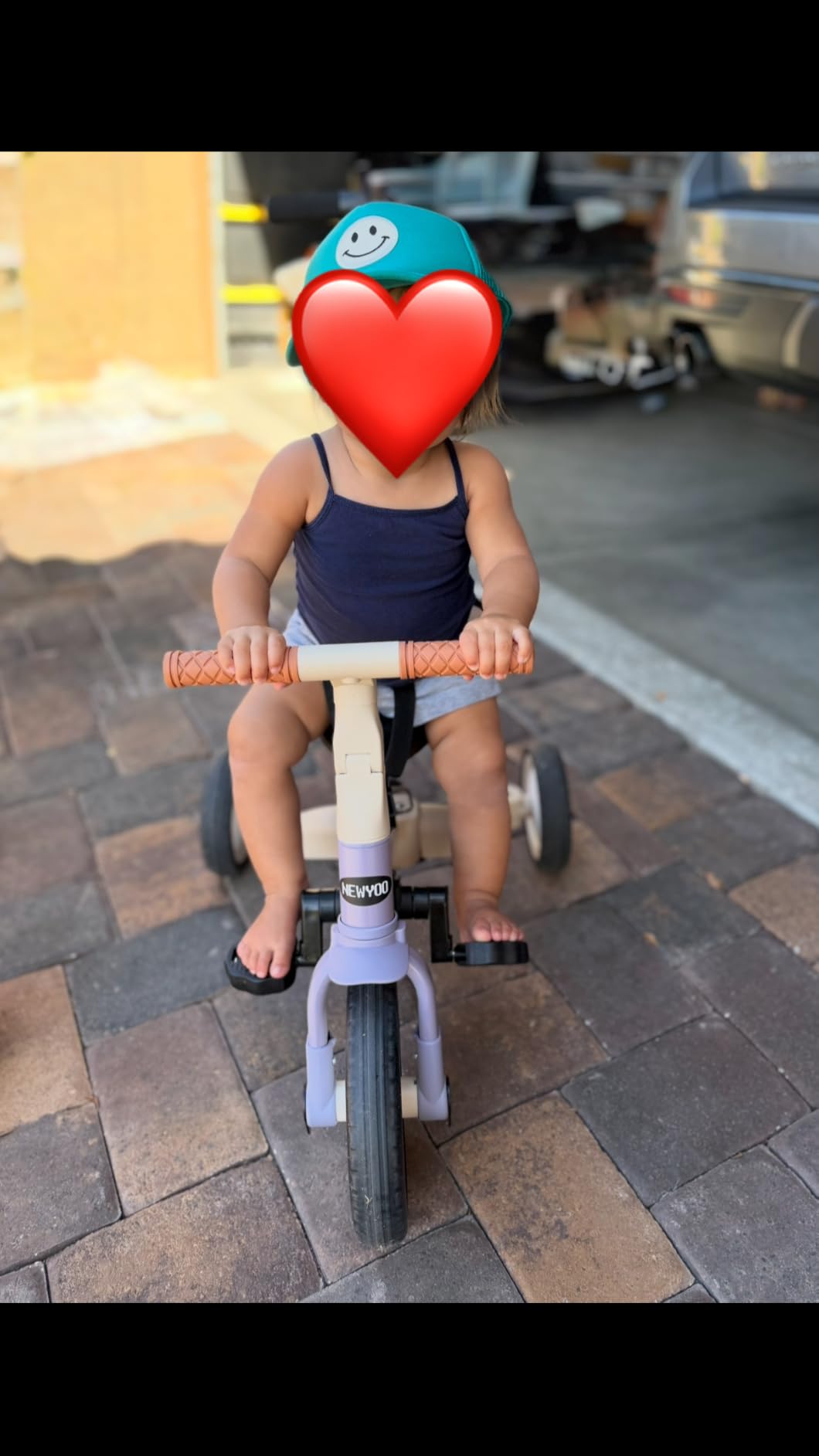 newyoo TR007 5-in-1 Tricycle for Toddlers 1-3, Toddler Bike, Birthday Gift | Toddler Trike with Push Handle Lets Parents Steer and Converts to Balance Bike, Fun Outdoor Toy for Boys and Girls, Khaki customer photo 1