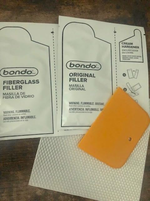 Bondo Body Repair Kit Ready Mix Pouches, Repairs One Large Hole Up to 3