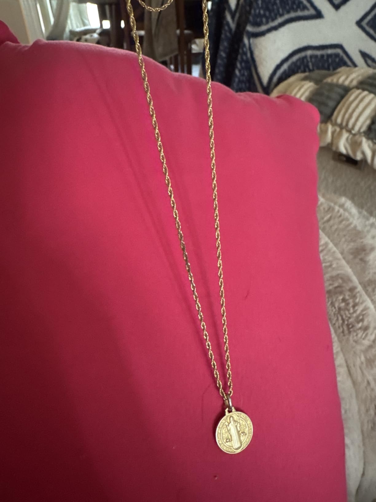 Jewlpire Silver Rope Chain/14k Gold Plated Chain Necklace for Men, 2.5mm 3mm 4mm Chains for Men Women, Stainless Steel Necklace Chains, Mens Necklaces 16 18 20 22 24 26 Inch customer photo 1