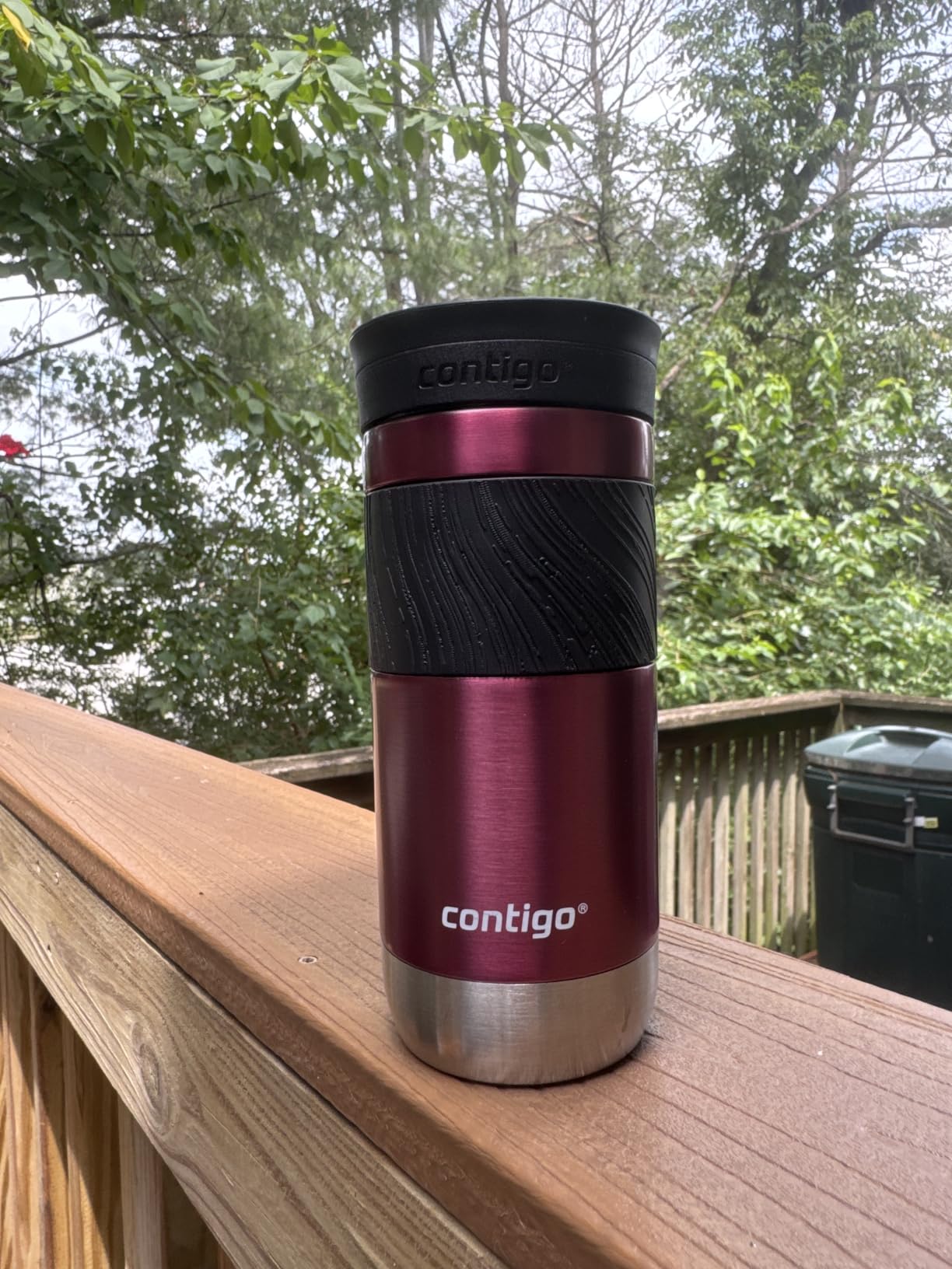 Contigo Byron 2.0 Stainless Steel Travel Mug with Snapseal Lid and Grip 20oz, Blueberry customer photo 2