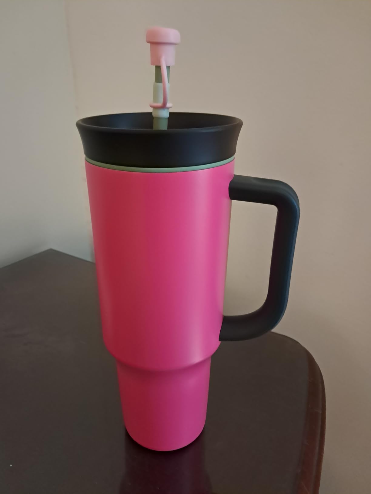 Owala Tumbler Stainless Steel Water Bottle 40 oz Tropical | 2-in-1 Sip-or-Swig Lid | Splash-Resistant Lid | Reusable Straw | Cup Holder Friendly | Right & Left Hand Friendly customer photo 2