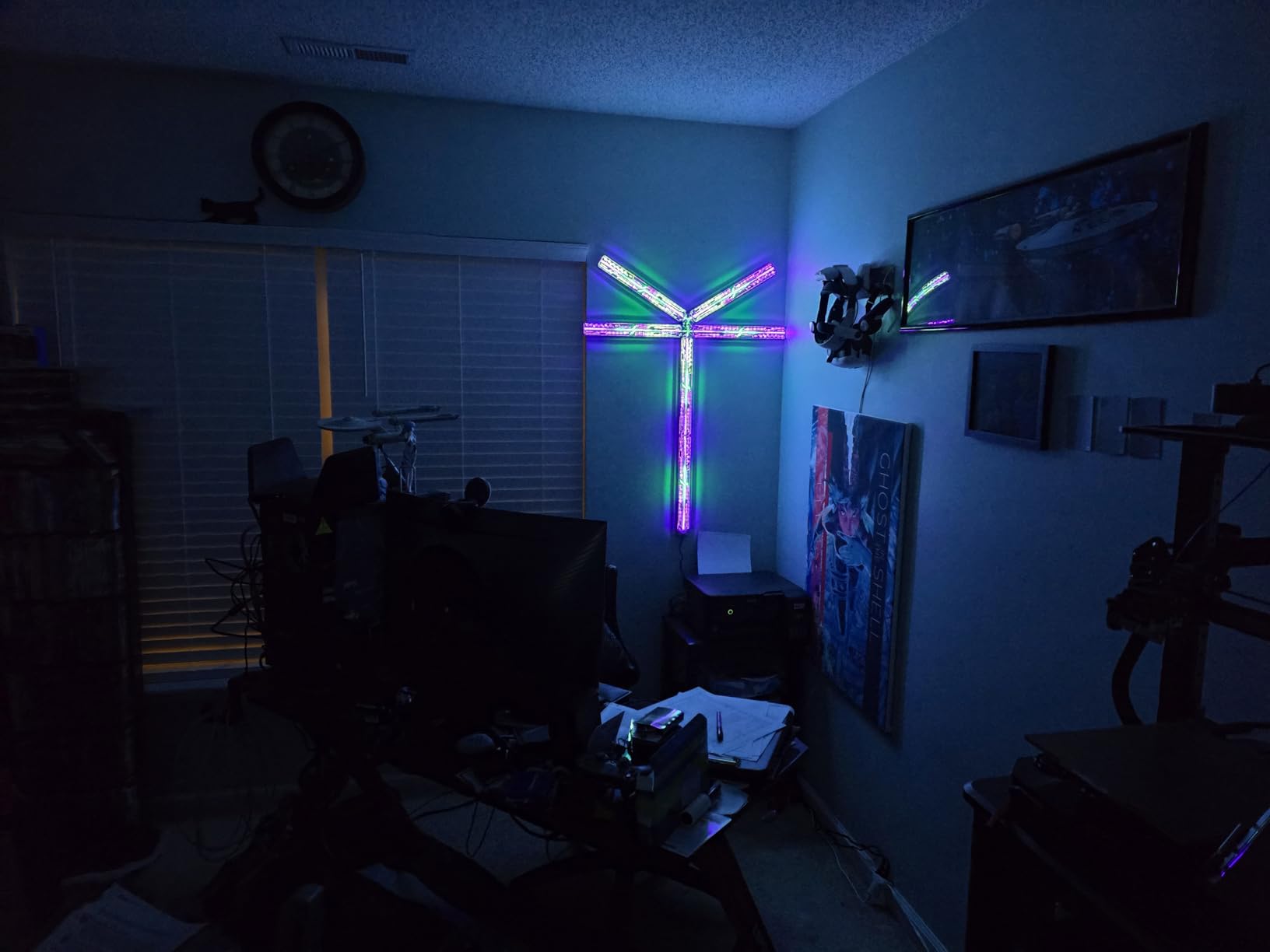 Govee Gaming Wall Light, RGBIC Glide Wall Light | Work with Matter and Alexa, DIY Customized LED Wall Lighting Effects and Shapes, Gaming Lights for Gaming Room customer photo 2