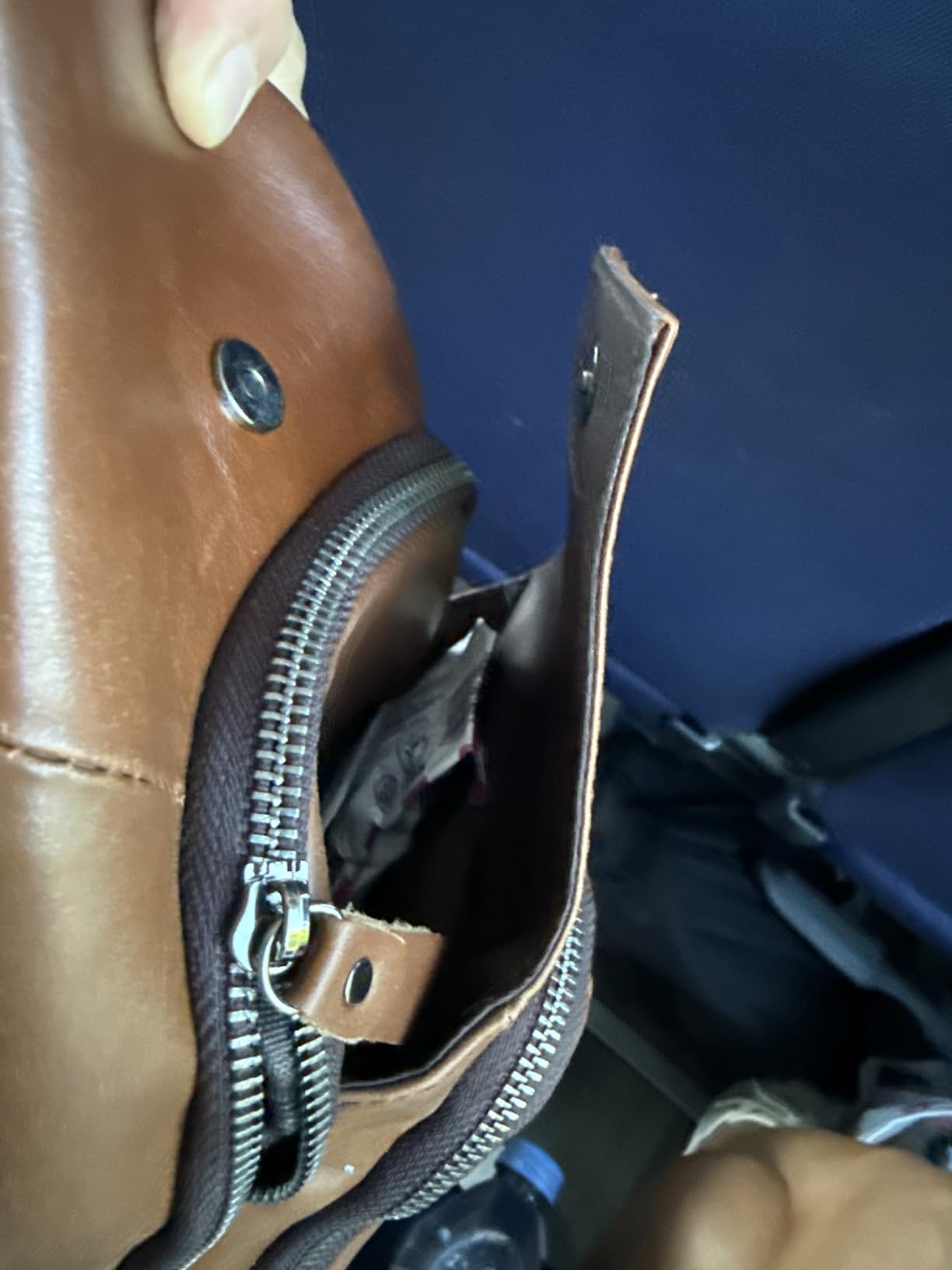 BULLCAPTAIN Genuine Leather Sling Bag for Men XB-129 customer photo 1