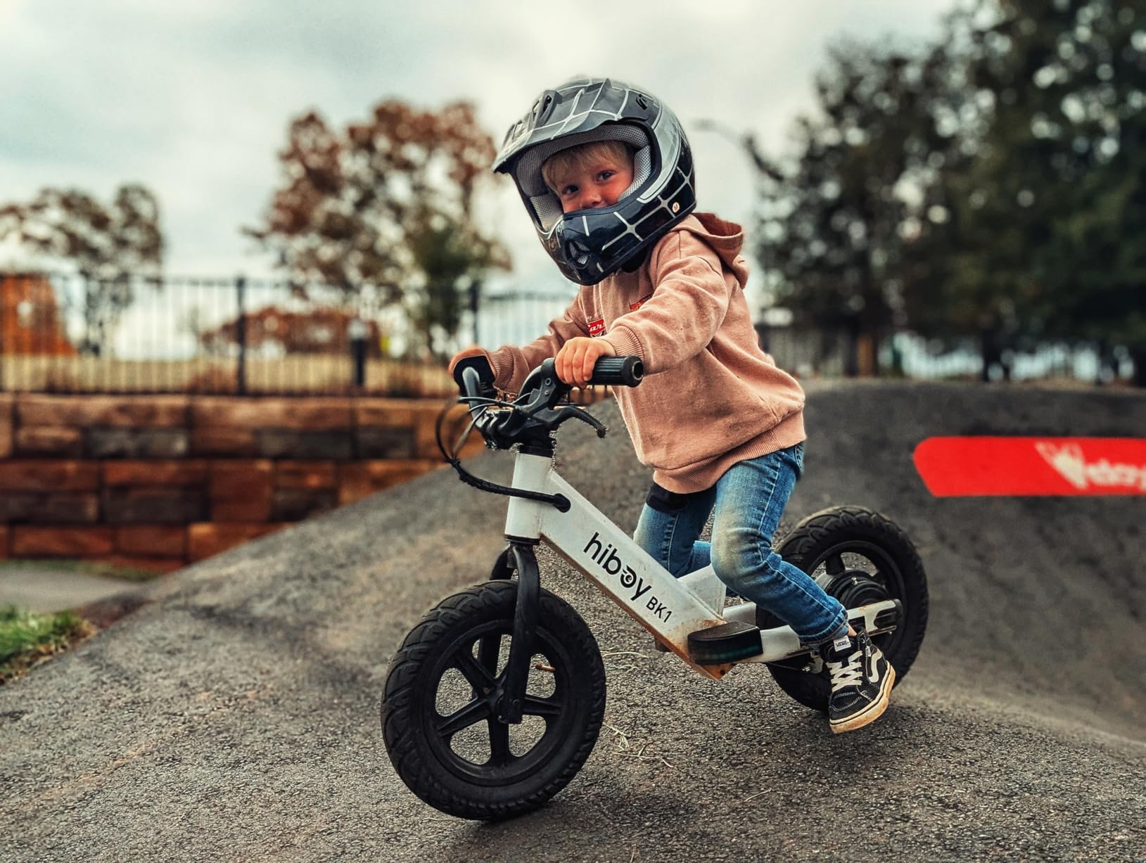 Hiboy BK1 Kids Electric Balance Bike, Ages 3-5, 12-Inch Tires, UL 2272 | Two speed modes at 5.6 and 9 MPH, adjustable seat and up to 4.9-mile range customer photo 1