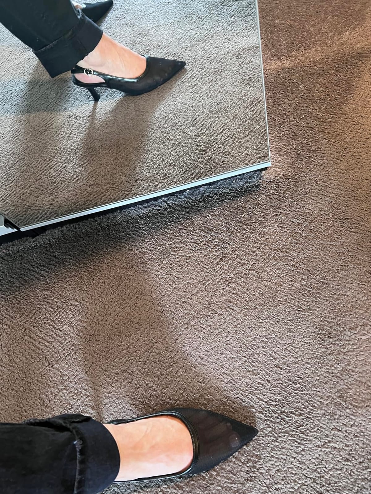 Mostrin Kitten Heels for Women Slingback Pointed Closed Toe Heels Women's Pumps Shoes for Wedding, Party, Commuting customer photo 2