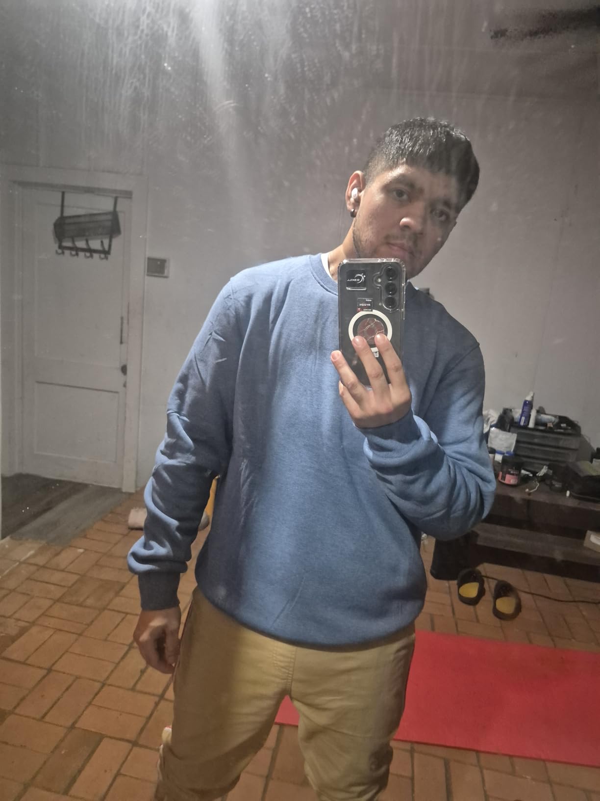 G Gradual Sherpa Lined Sweatshirts for Men Fleece Pullover customer photo 1