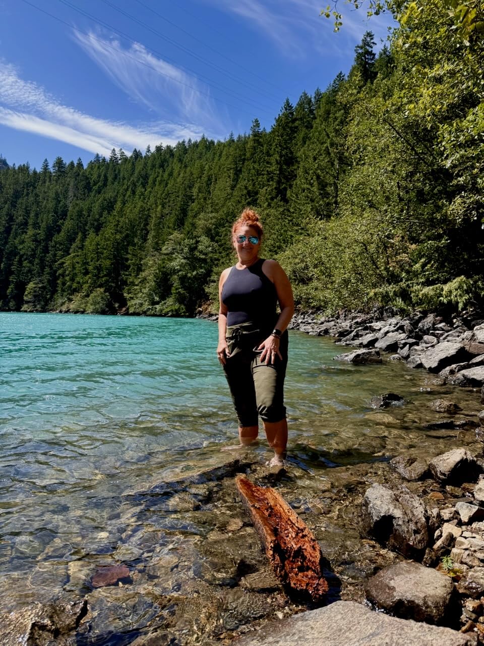 TBMPOY Women's Hiking Pants Lightweight Water Resistant Stretch | Quick Dry, Zipper Pockets, 4-Way Stretch, Travel, Camping, Outdoor, Casual customer photo 1